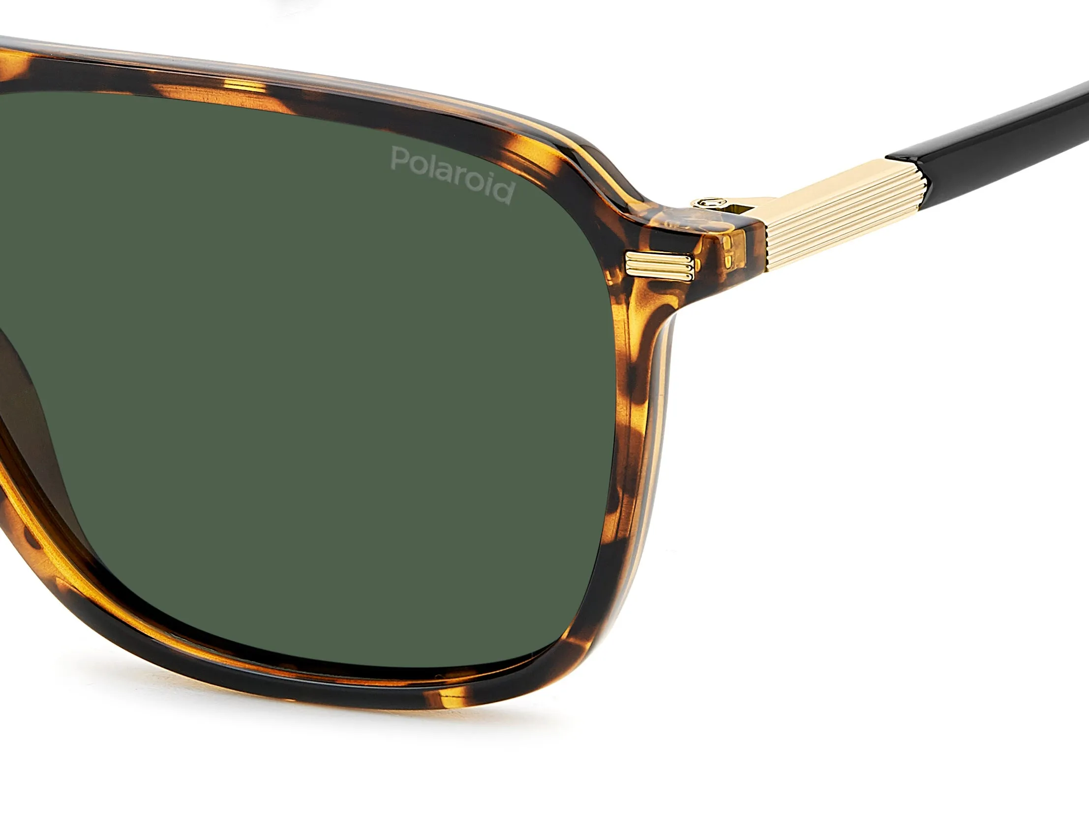 Polaroid PLD 4182/S/X 086/UC Occhiali da sole Policarbonato Havana Verde Squadrata Polarizzata - immagine 4