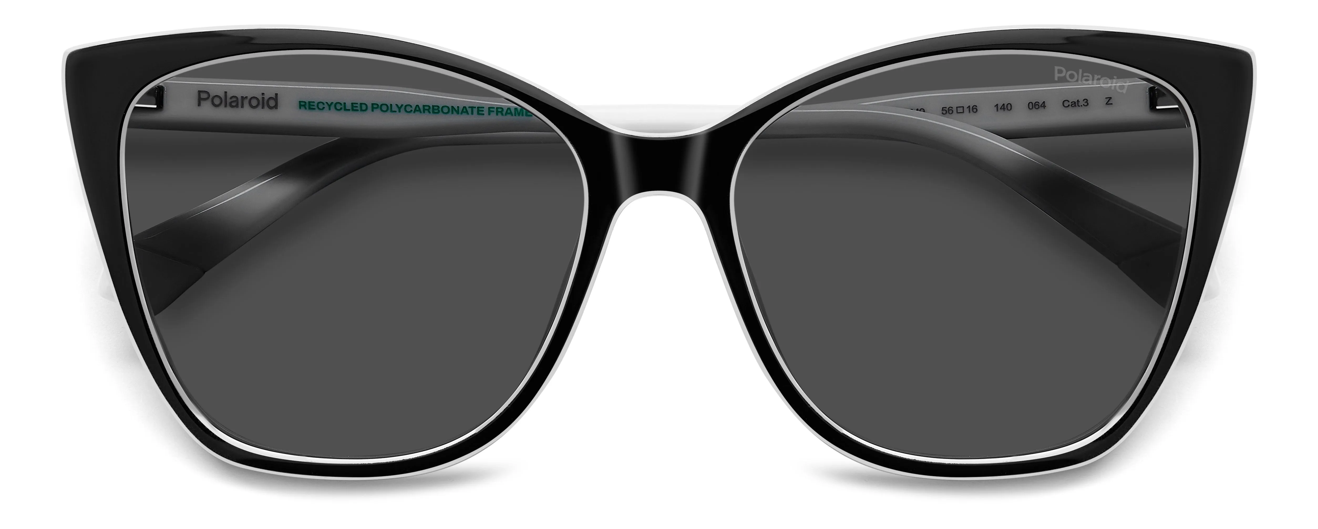 Polaroid PLD 4181/S 80S/M9 Occhiali da sole Policarbonato Nero Grigio Squadrata Polarizzata - immagine 3