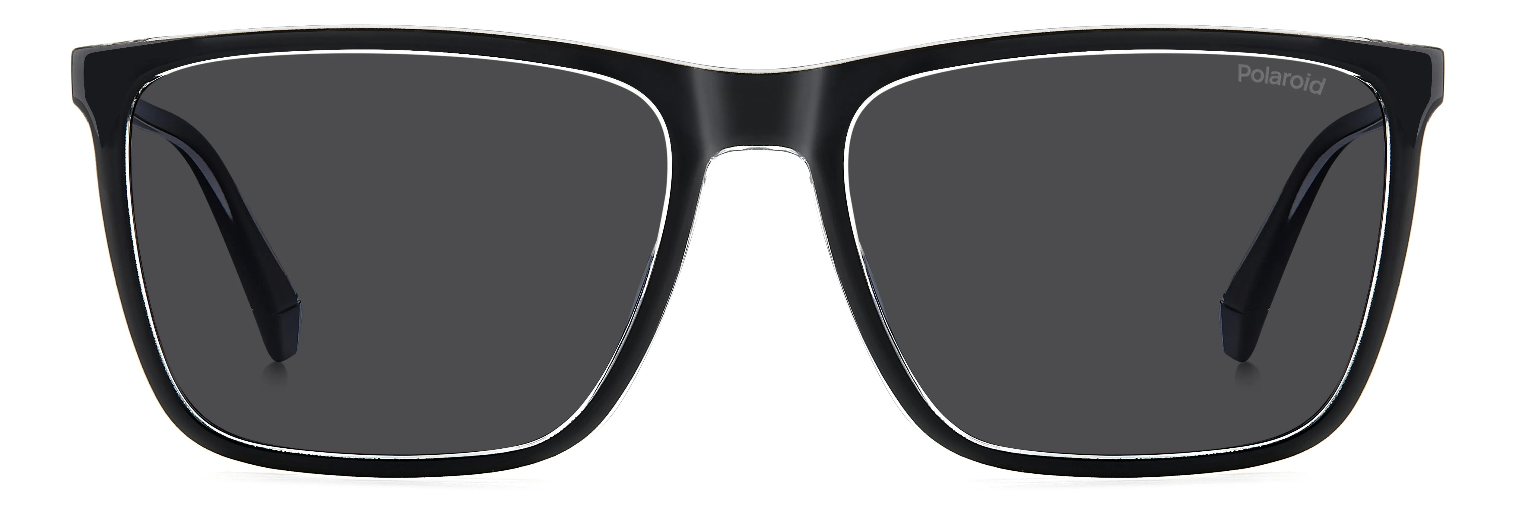 Polaroid PLD 4180/S 7C5/M9 Occhiali da sole Policarbonato Nero Grigio Squadrata Polarizzata - immagine 2