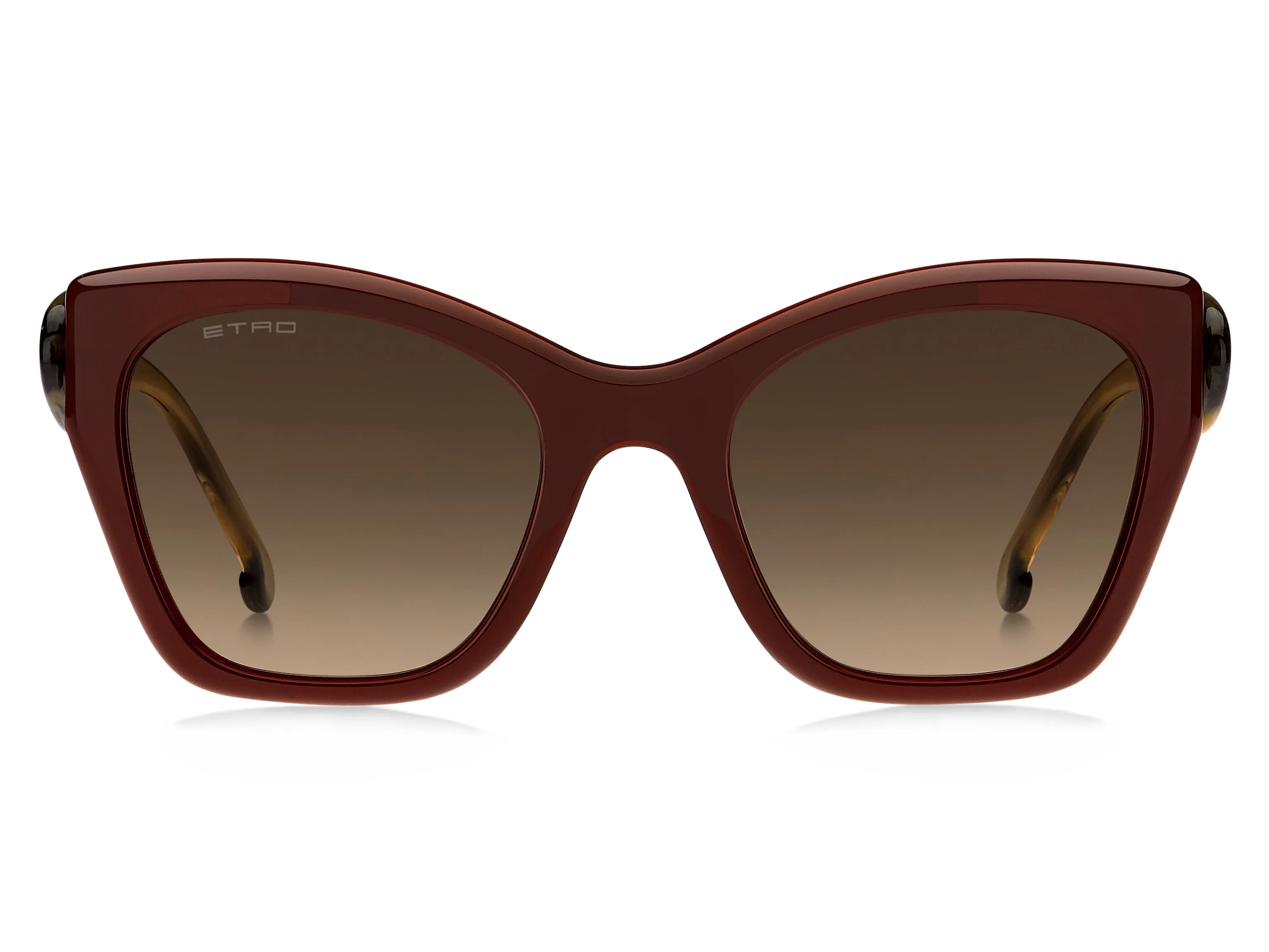 ETRO ETRO 0084/S 09Q/HA Occhiali da sole Acetato Marrone Marrone Squadrata Normale Sfumato - immagine 2