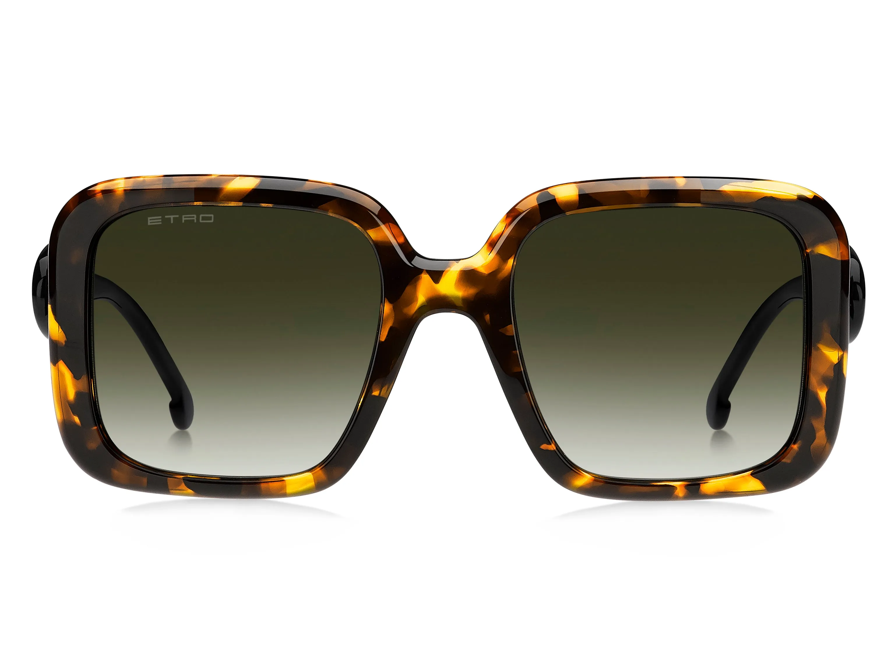 ETRO ETRO 0083/S EPZ/9K Occhiali da sole Acetato Giallo Verde Squadrata Normale Sfumato - immagine 2