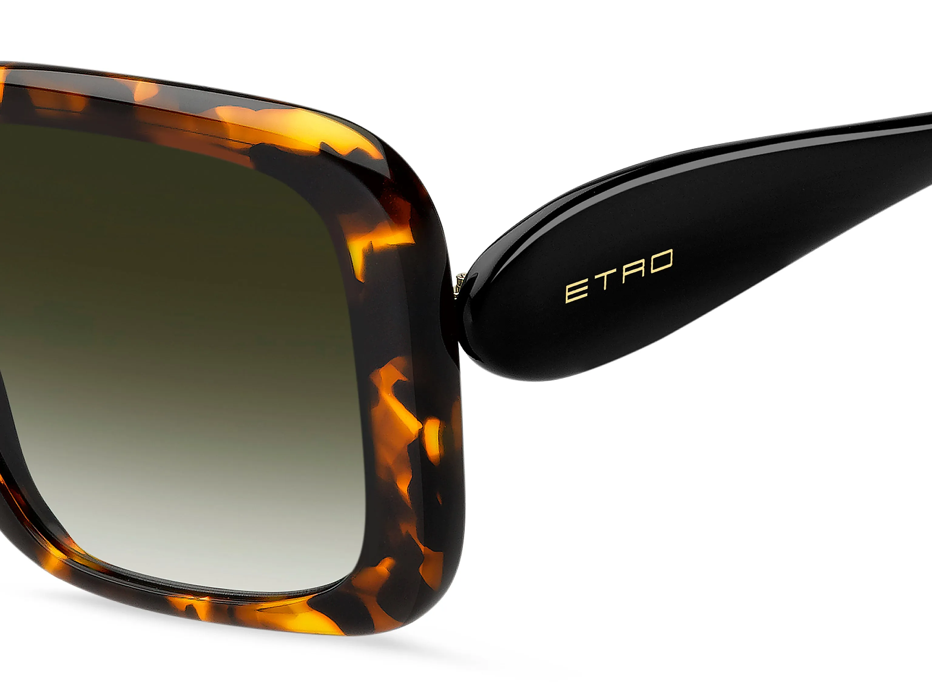 ETRO ETRO 0083/S EPZ/9K Occhiali da sole Acetato Giallo Verde Squadrata Normale Sfumato - immagine 3