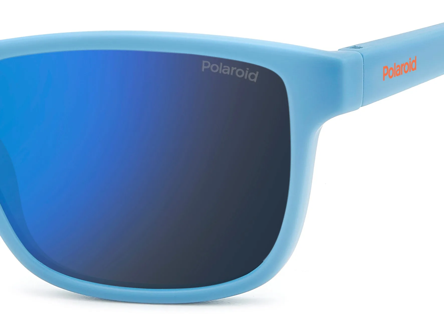 Polaroid Junior Polaroid PLD 8067/S VGL/5X Occhiali da sole bambino Policarbonato Blu Blu Squadrata Polarizzata Specchiato - immagine 4