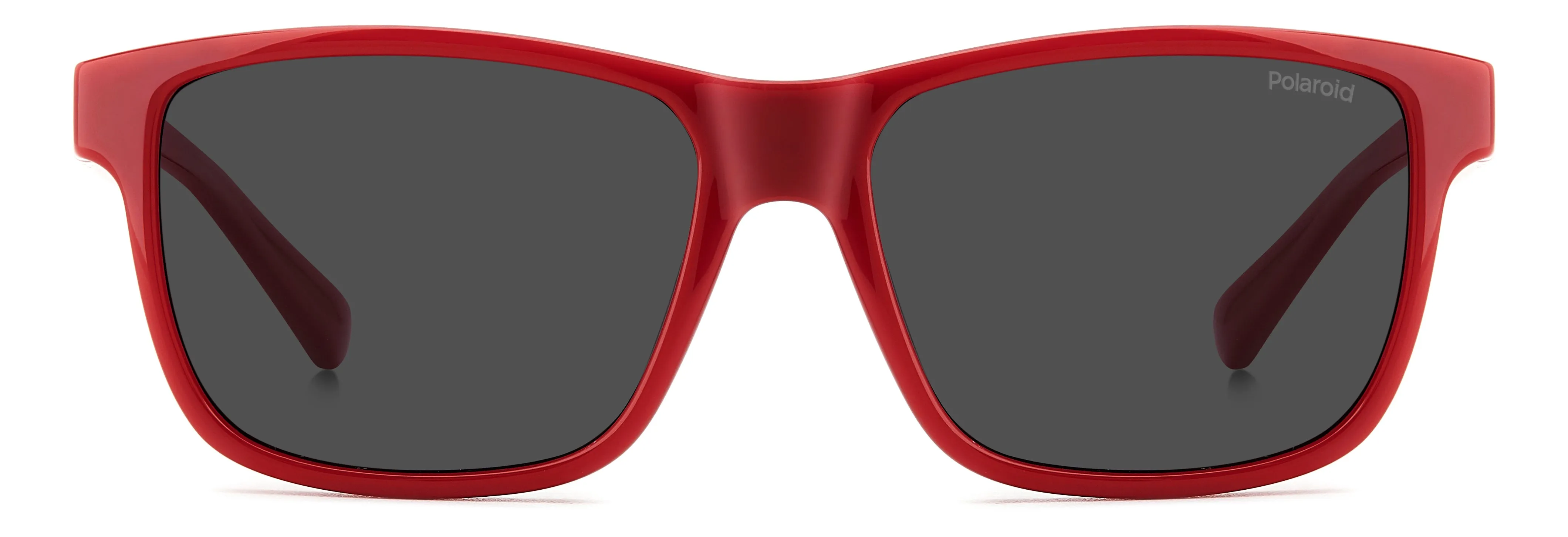 Polaroid Junior Polaroid PLD 8067/S C9A/M9 Occhiali da sole bambino Policarbonato Rosso Grigio Squadrata Polarizzata - immagine 2