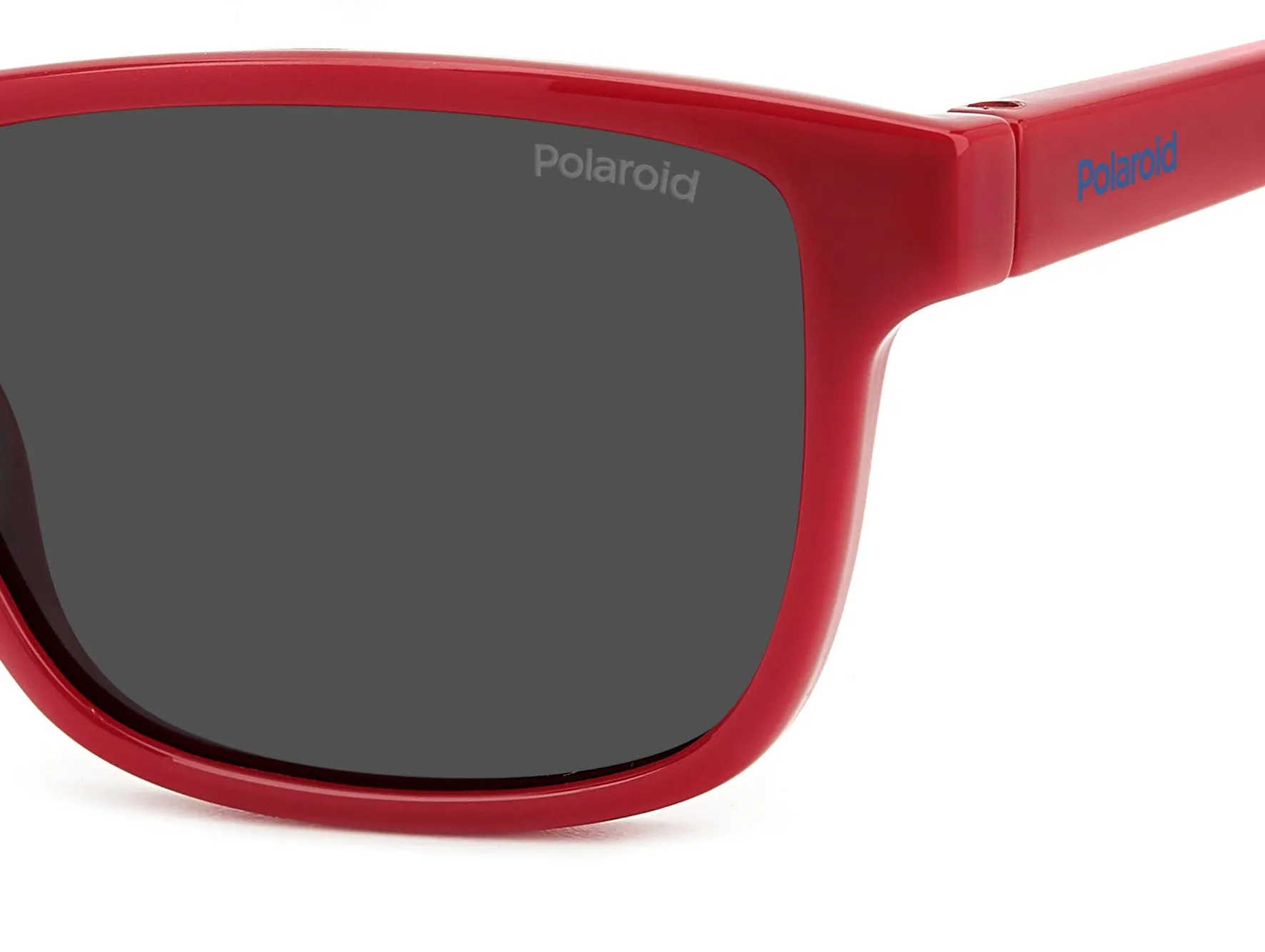 Polaroid Junior Polaroid PLD 8067/S C9A/M9 Occhiali da sole bambino Policarbonato Rosso Grigio Squadrata Polarizzata - immagine 4