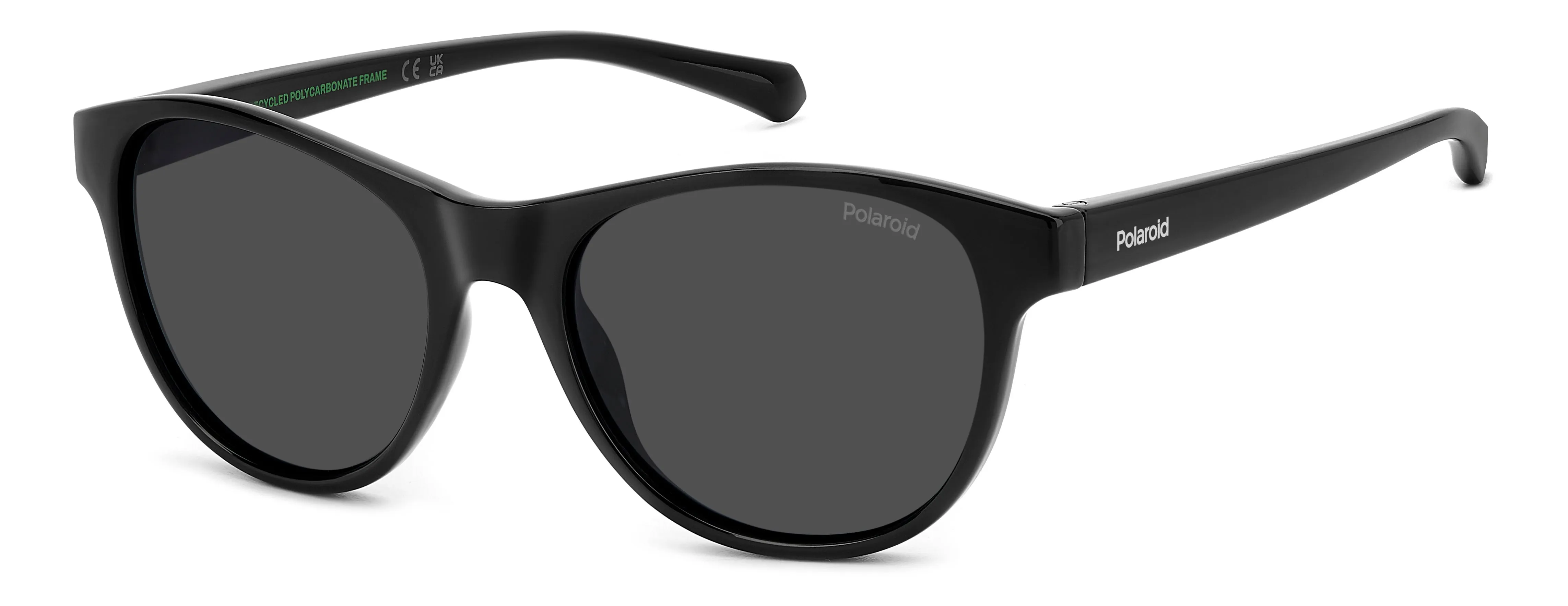 Polaroid Junior Polaroid PLD 8066/S 807/M9 Occhiali da sole bambino Policarbonato Nero Grigio Squadrata Polarizzata - immagine 1