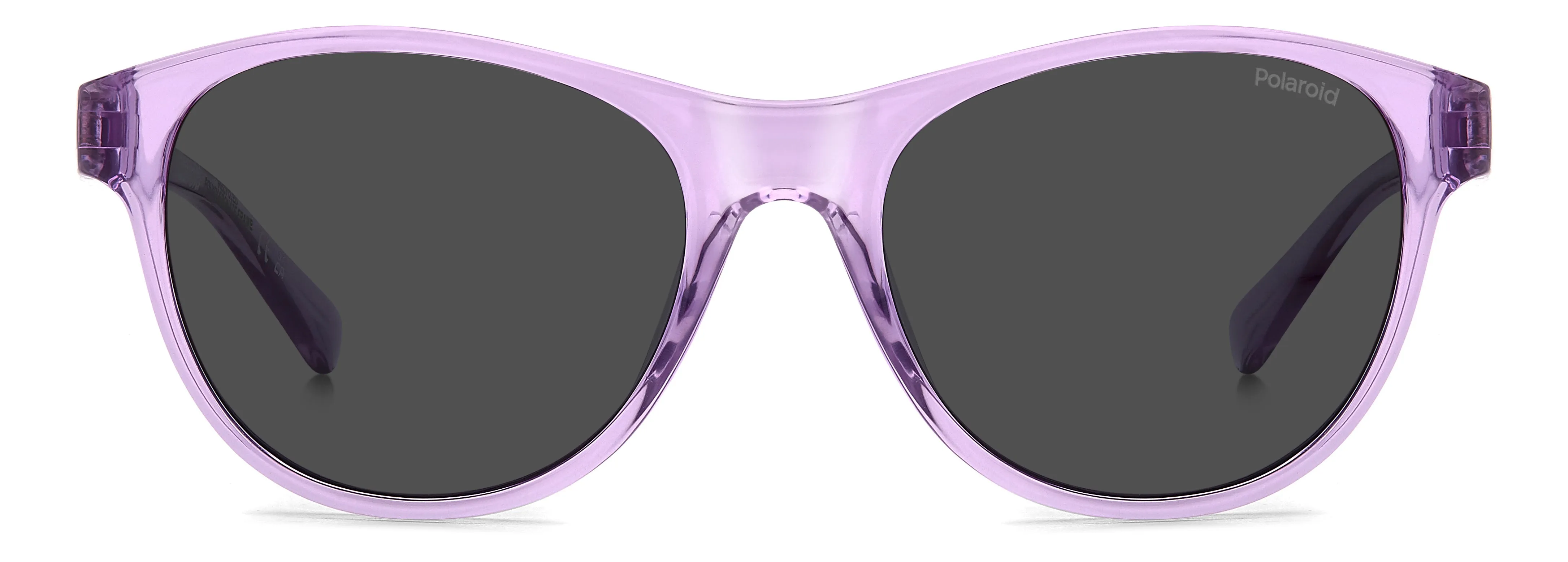 Polaroid Junior Polaroid PLD 8066/S 789/M9 Occhiali da sole bambino Policarbonato Viola Grigio Squadrata Polarizzata - immagine 2