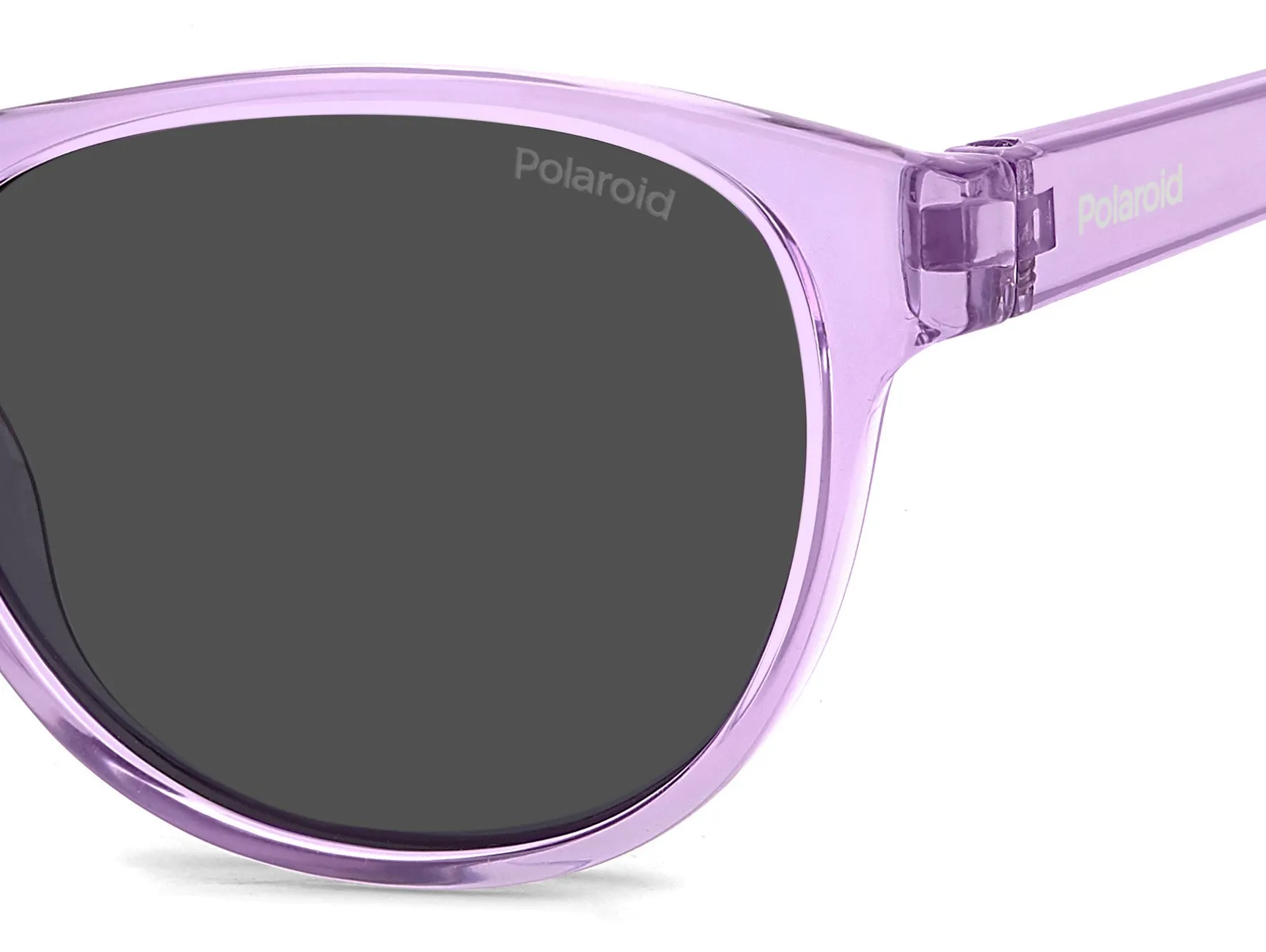 Polaroid Junior Polaroid PLD 8066/S 789/M9 Occhiali da sole bambino Policarbonato Viola Grigio Squadrata Polarizzata - immagine 4