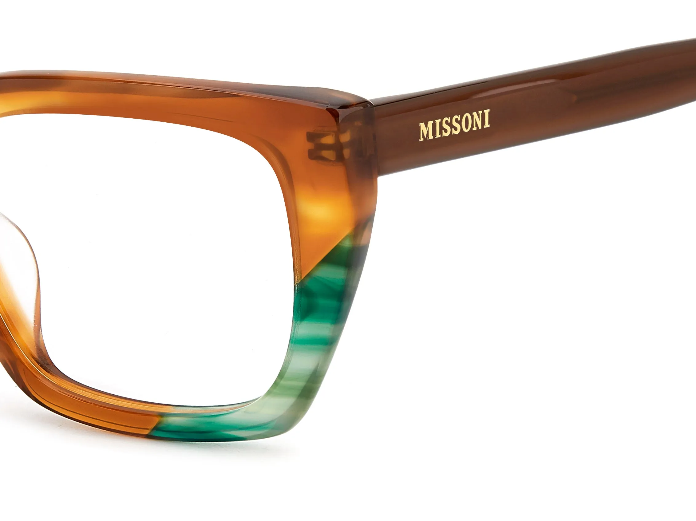 Missoni MIS 0225/G XL7 Montature da vista Acetato Marrone Squadrata Normale - immagine 3