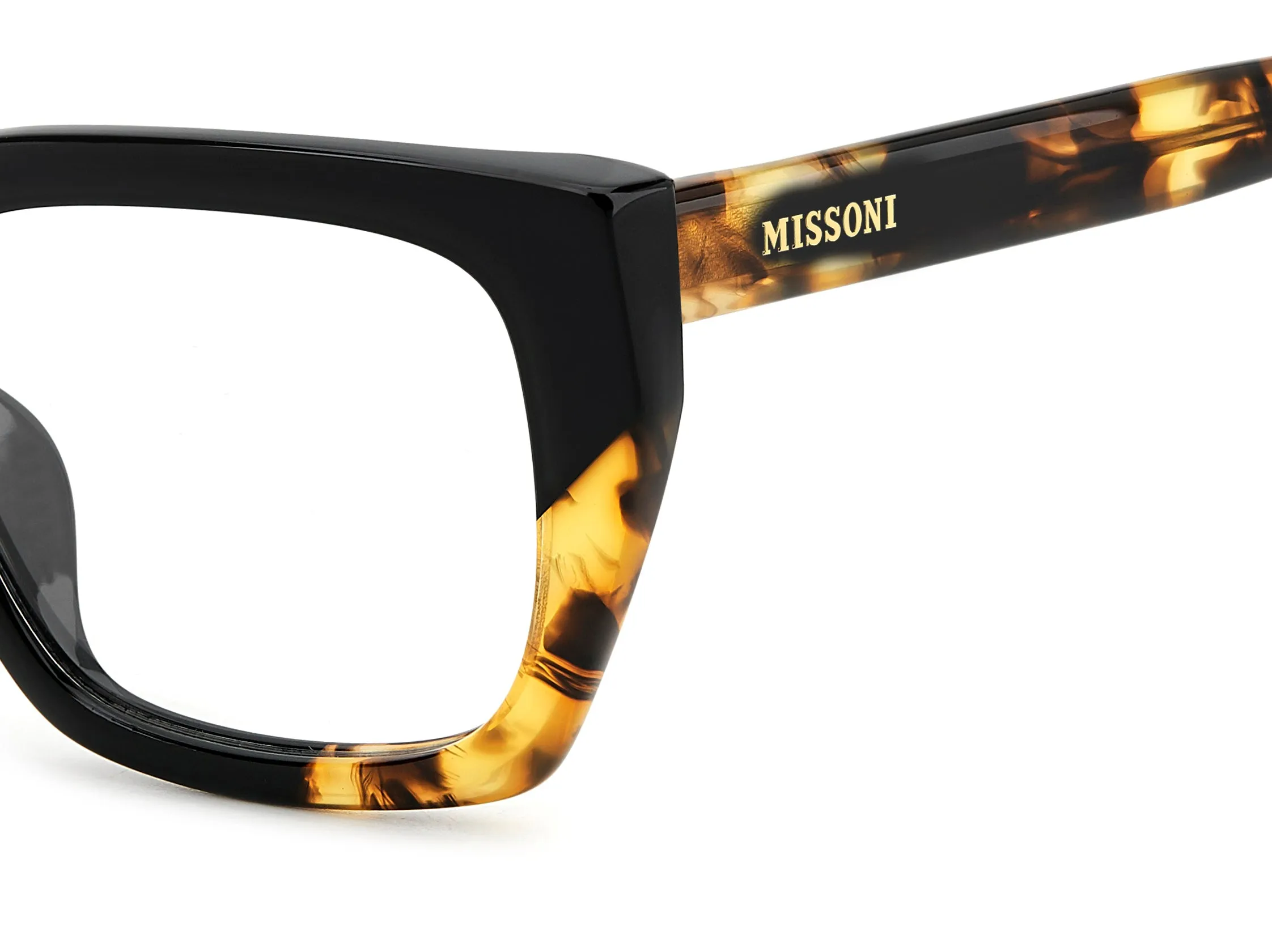 Missoni MIS 0225/G WR7 Montature da vista Acetato Nero Squadrata Normale - immagine 3