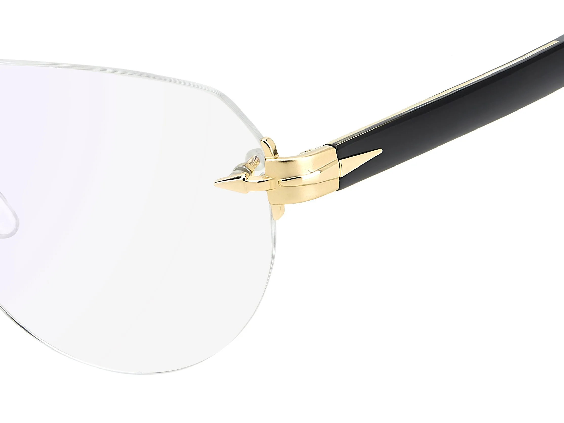 DAVID BECKHAM DB 7145 RHL/2Y Montature da vista Metallo Oro Blu Pilot Normale Specchiato - immagine 3