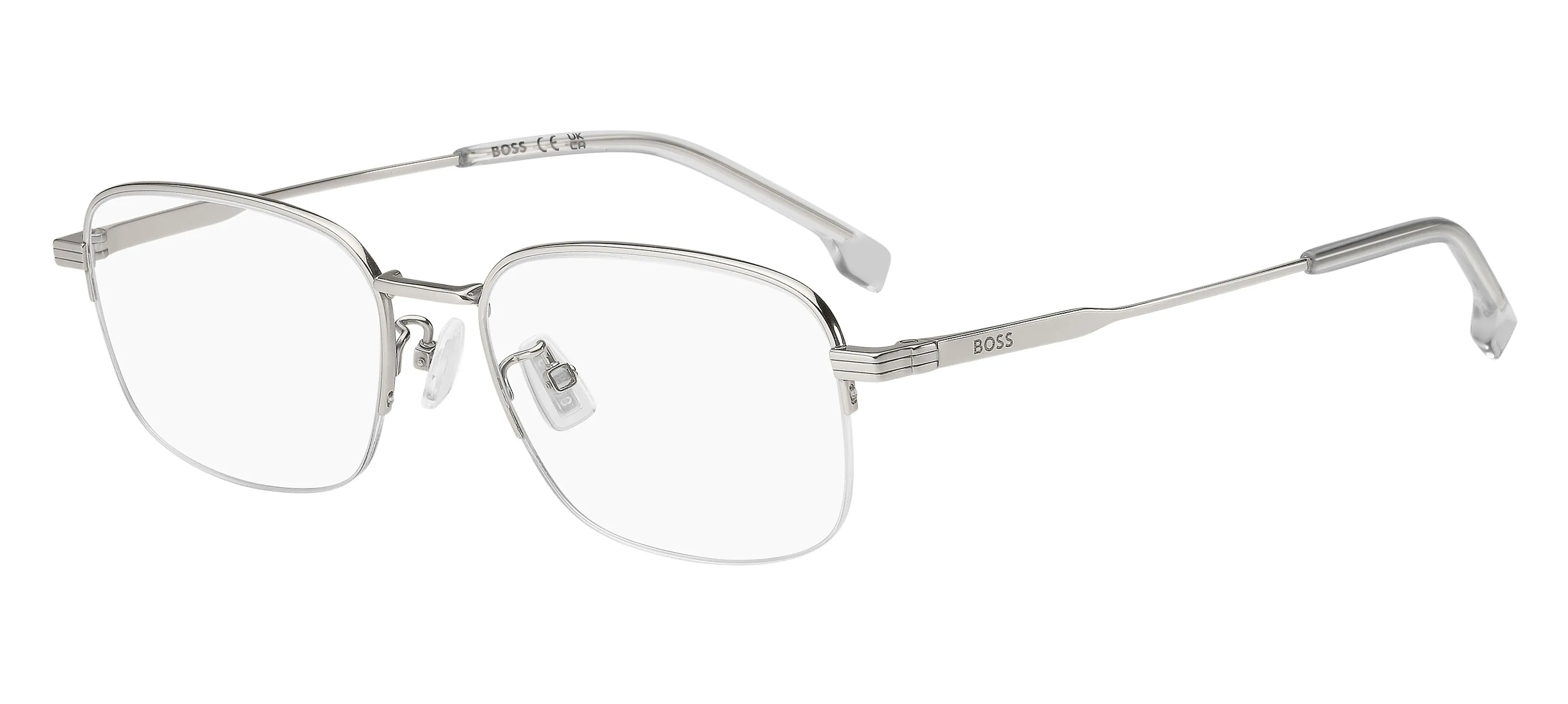 Hugo Boss BOSS 1799/F 010 Montature da vista Titanio Palladio Squadrata Normale - immagine 1