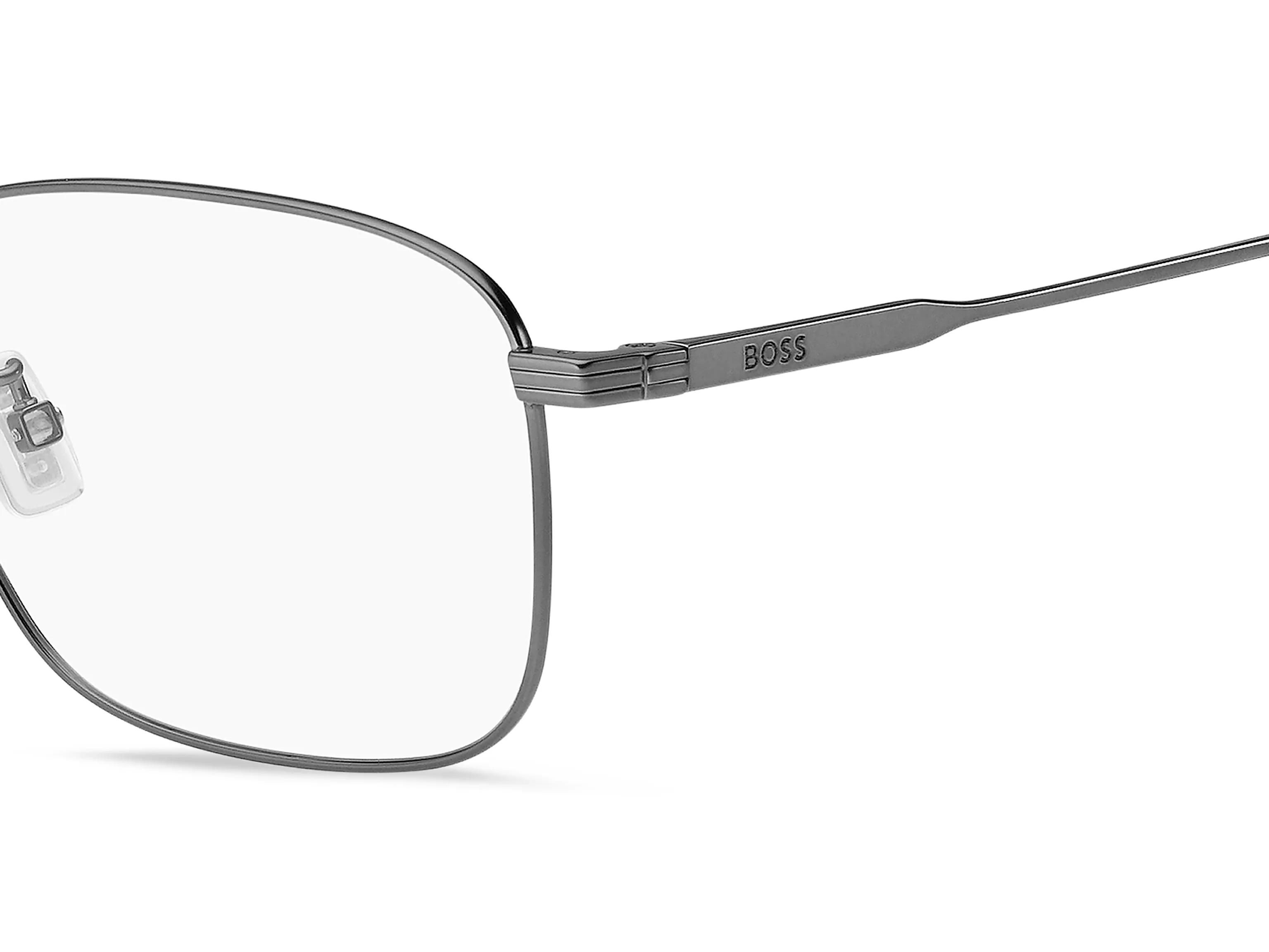 Hugo Boss BOSS 1798/F R80 Montature da vista Titanio Rutenio Squadrata Normale - immagine 3