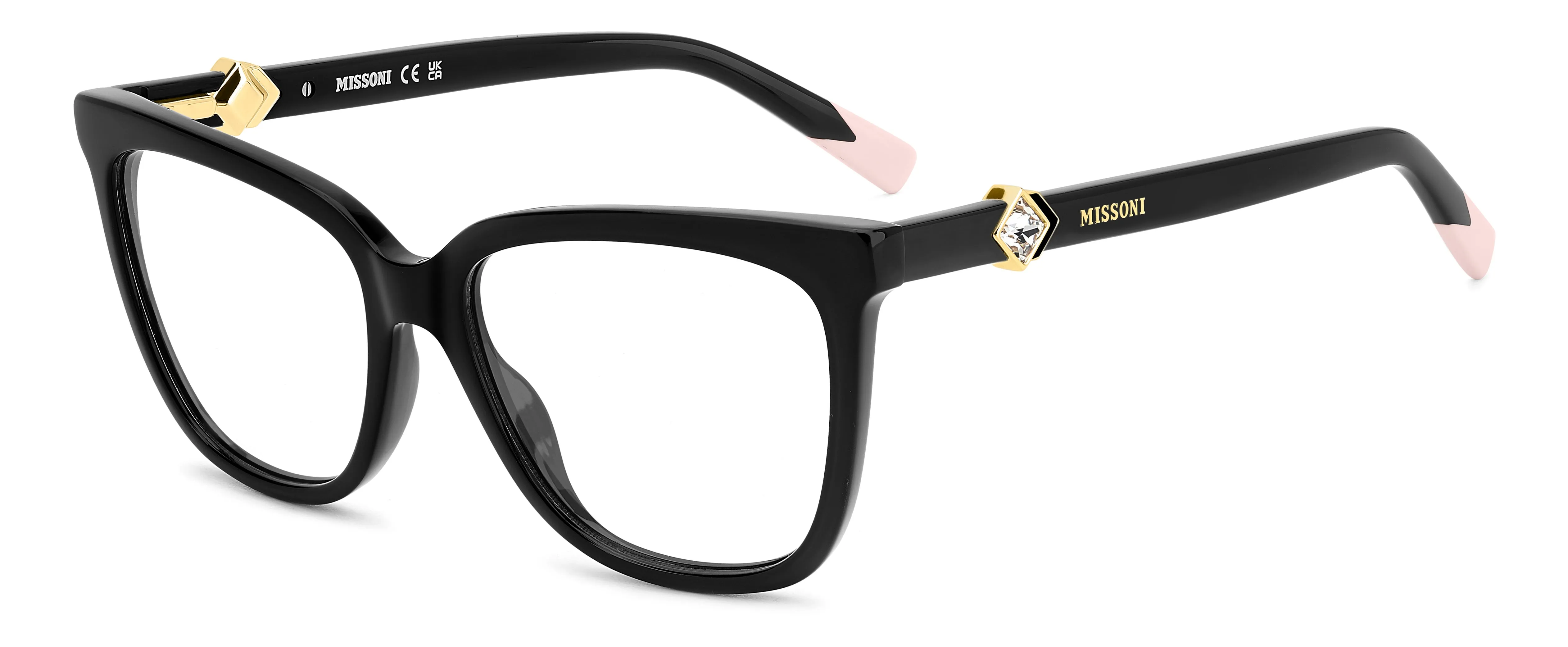 Missoni MIS 0231 807 Montature da vista Acetato Nero Squadrata Normale - immagine 1