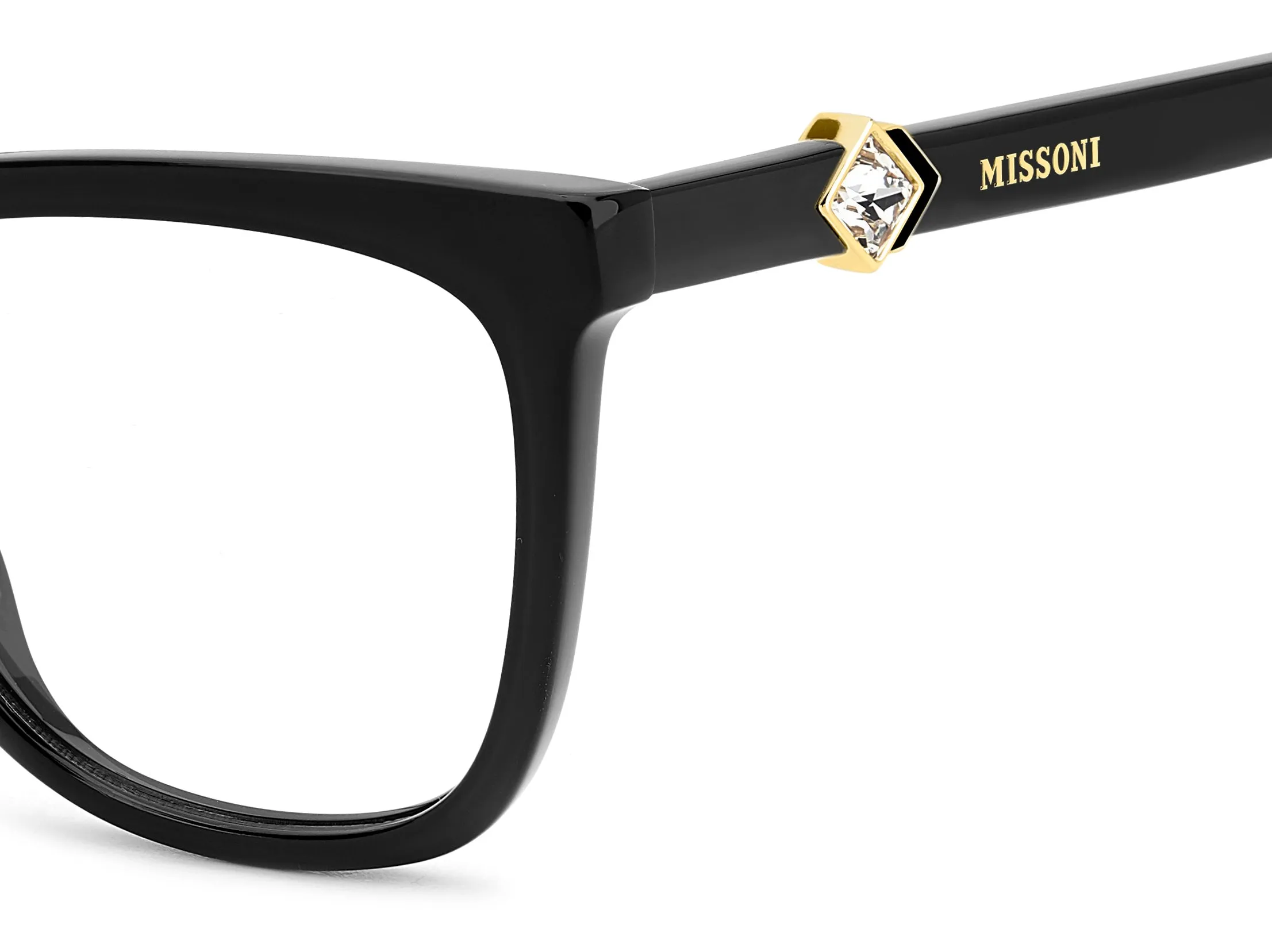 Missoni MIS 0231 807 Montature da vista Acetato Nero Squadrata Normale - immagine 3
