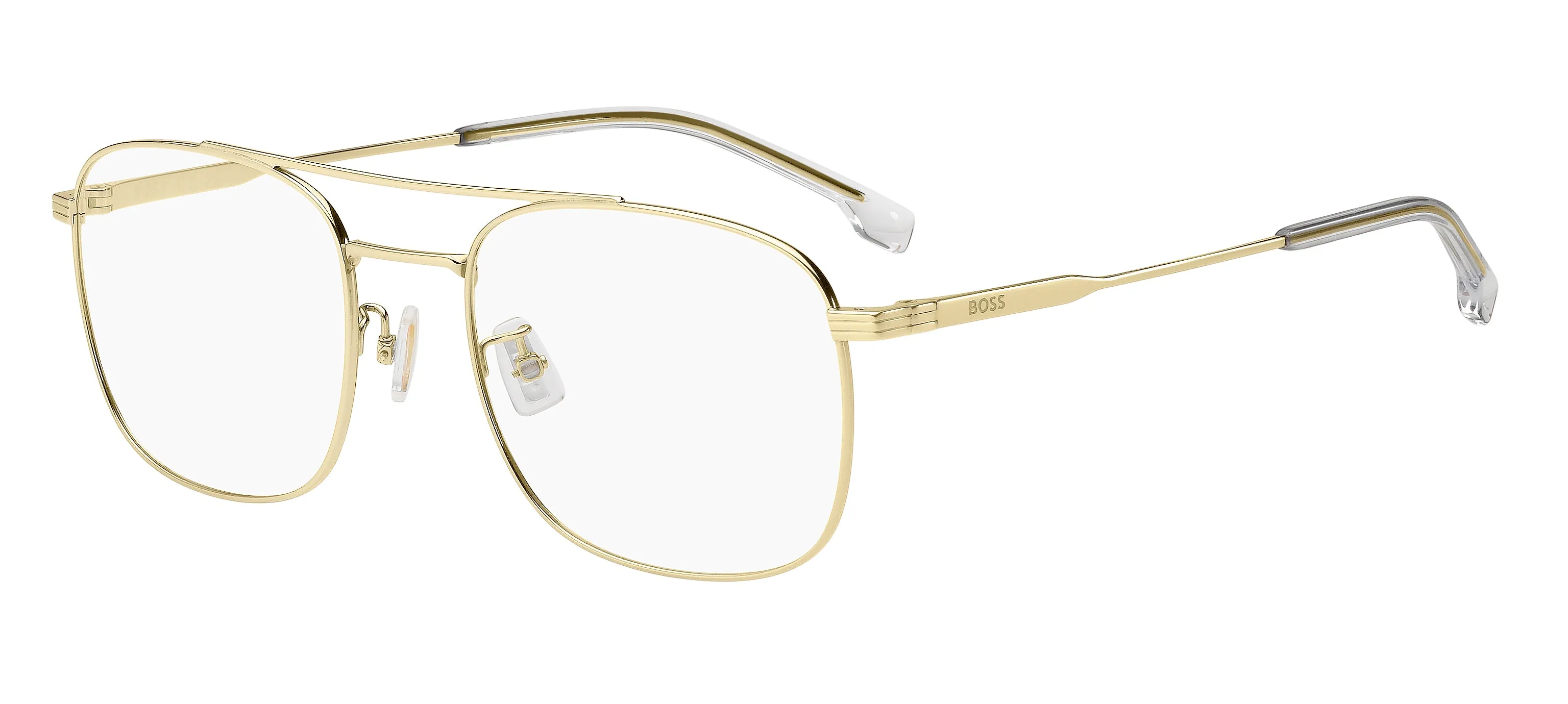 Hugo Boss BOSS 1771/G J5G Montature da vista Titanio Oro Squadrata Normale - immagine 1