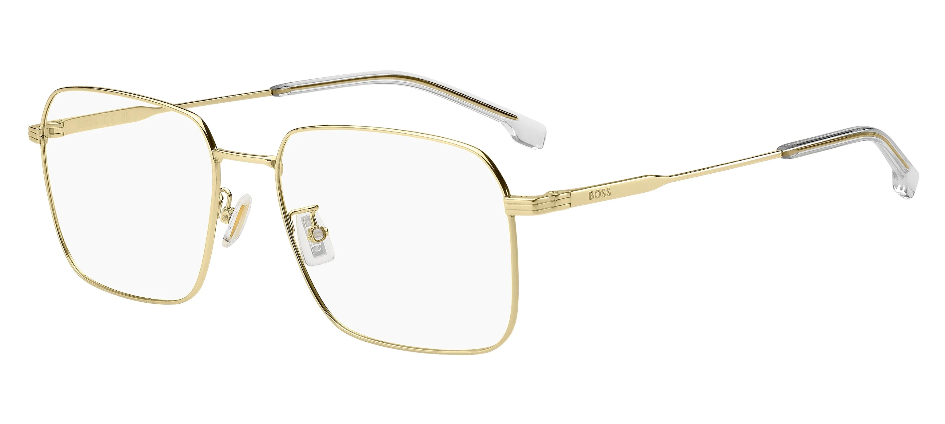Hugo Boss BOSS 1772/G J5G Montature da vista Titanio Oro Squadrata Normale - immagine 1