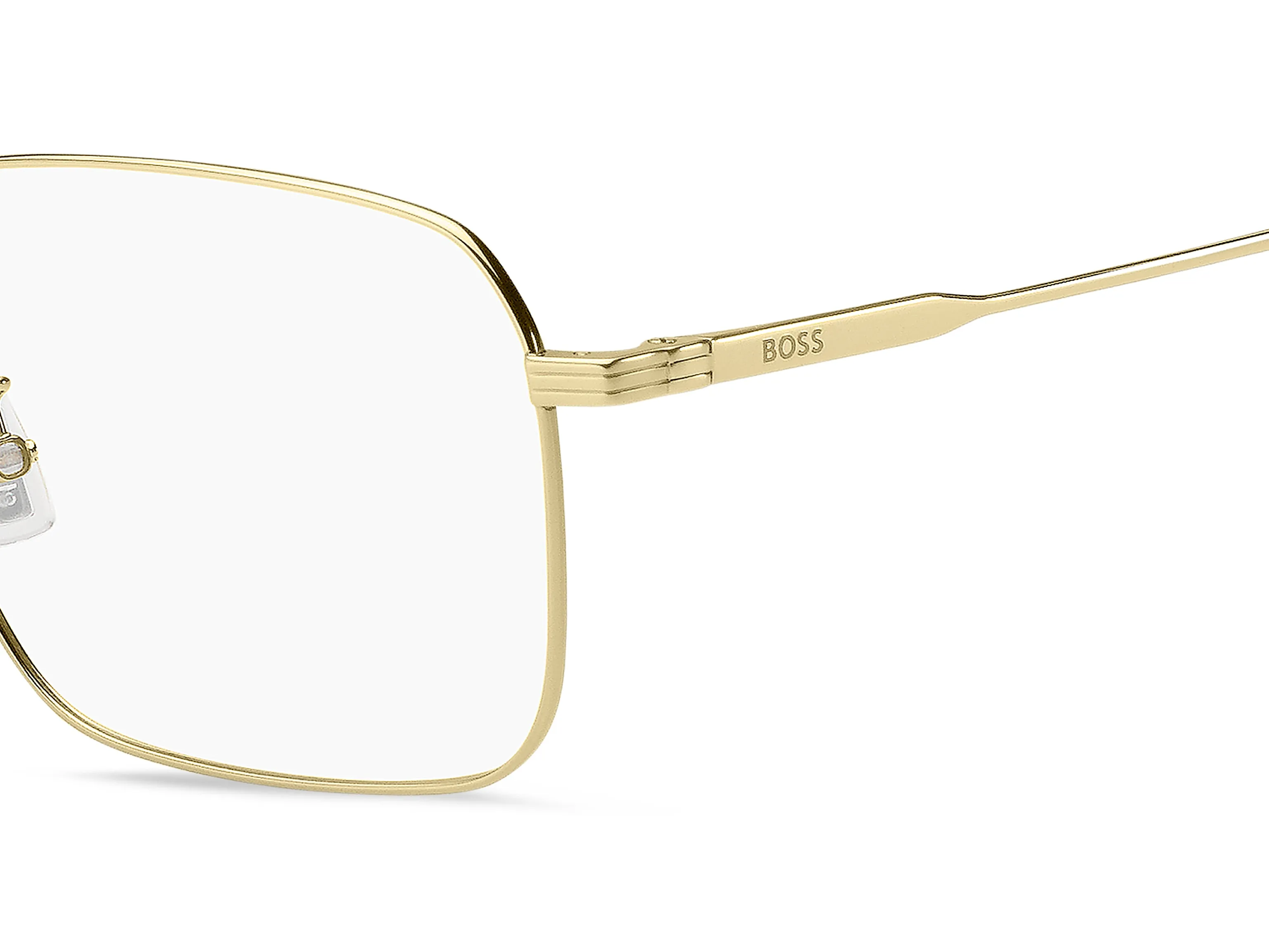 Hugo Boss BOSS 1772/G J5G Montature da vista Titanio Oro Squadrata Normale - immagine 3