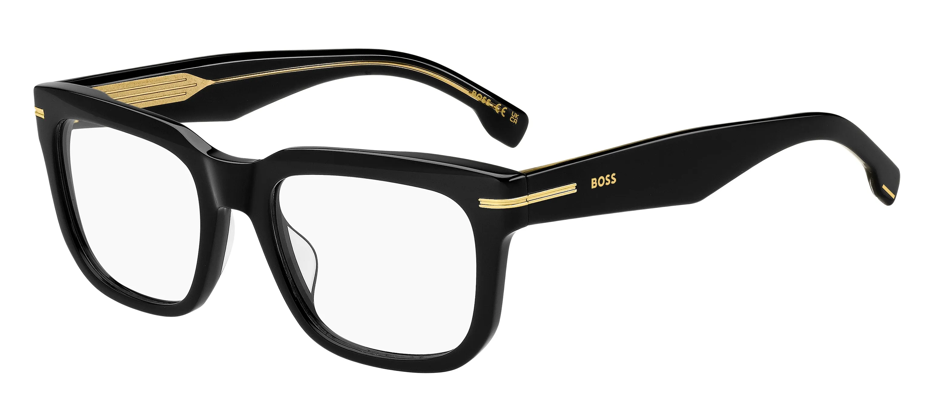 Hugo Boss BOSS 1746/G 807 Montature da vista Acetato Nero Squadrata Normale - immagine 1