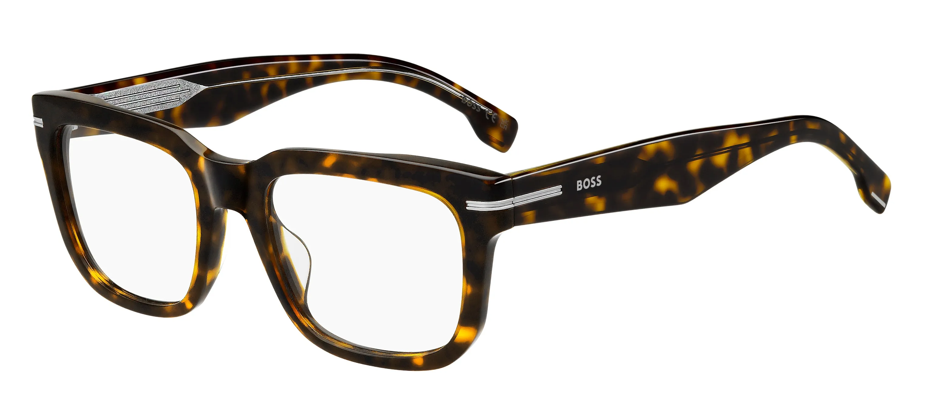 Hugo Boss BOSS 1746/G 086 Montature da vista Acetato Havana Squadrata Normale - immagine 1