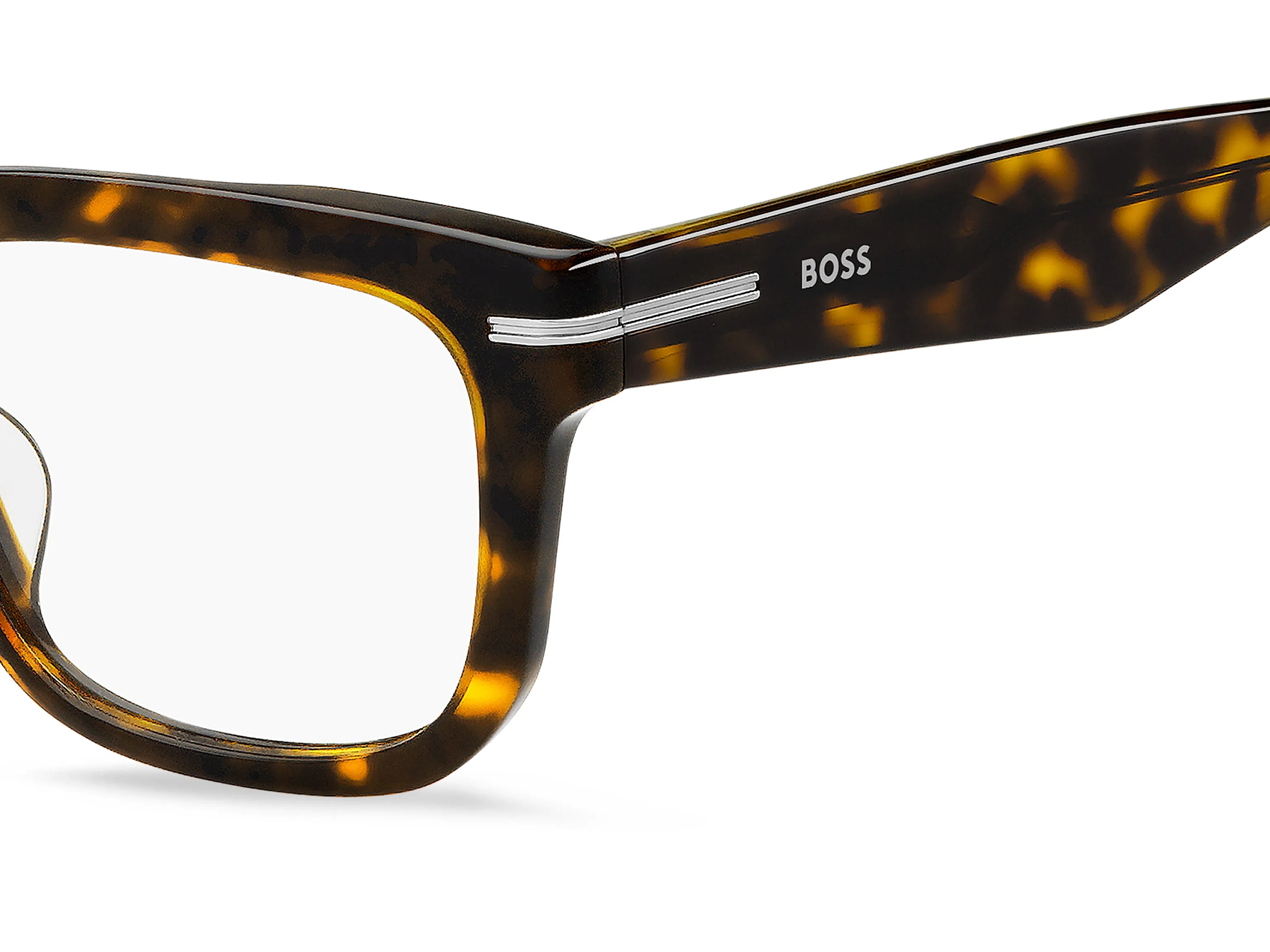 Hugo Boss BOSS 1746/G 086 Montature da vista Acetato Havana Squadrata Normale - immagine 3