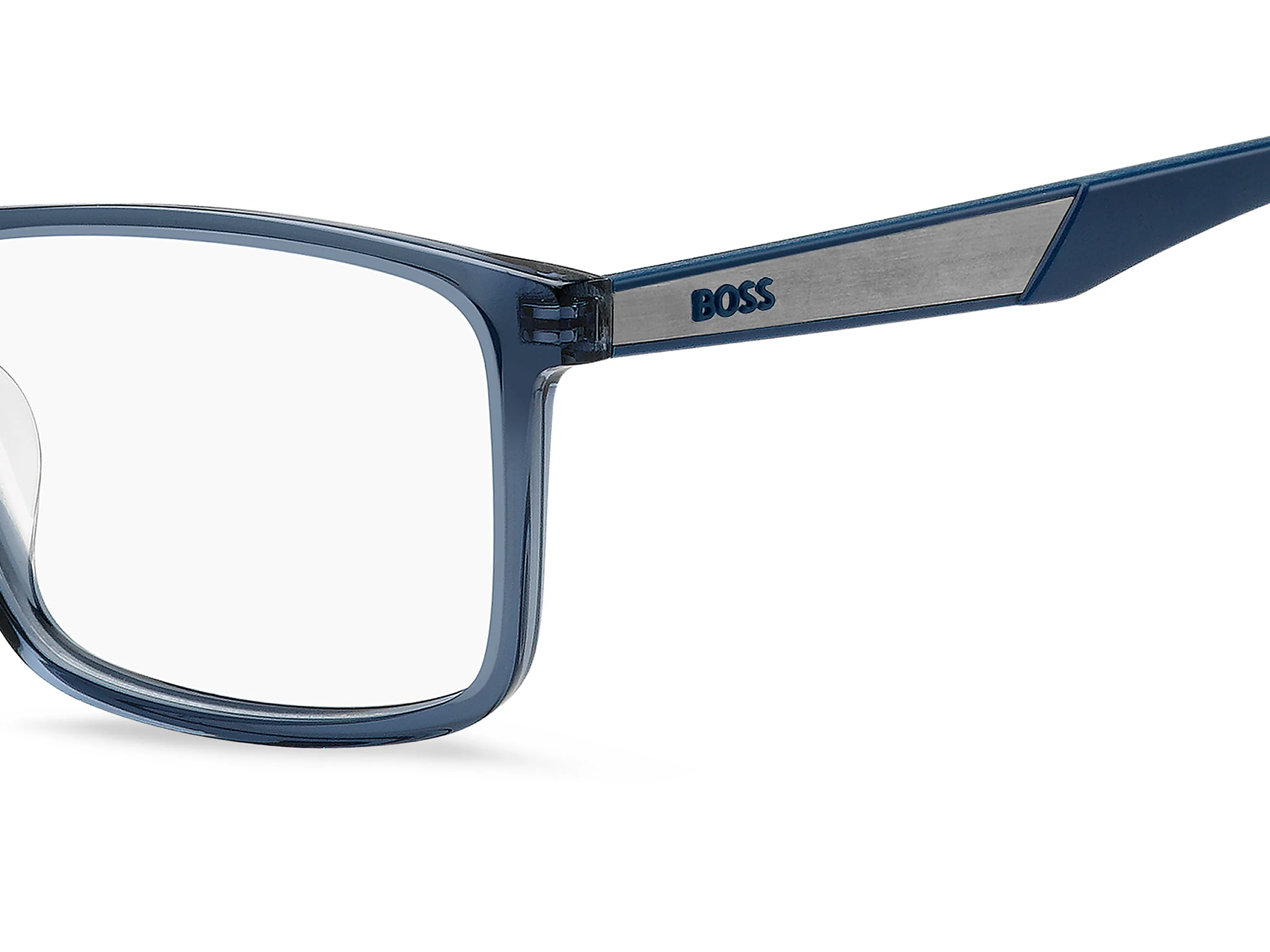 Hugo Boss BOSS 1768/G PJP Montature da vista Acetato Blu Squadrata Normale - immagine 3