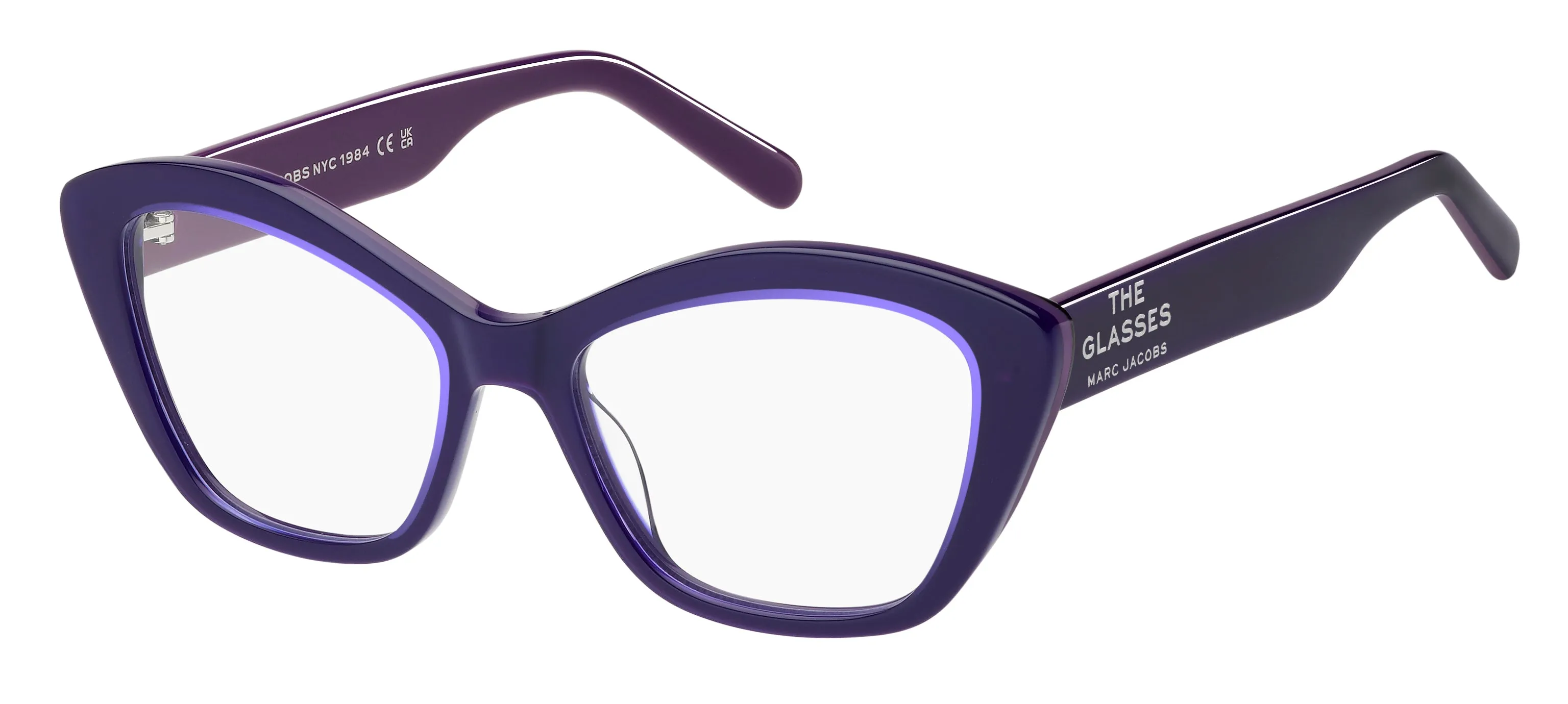 Marc Jacobs MARC 802 RY8 Montature da vista Acetato Viola Squadrata Normale - immagine 1