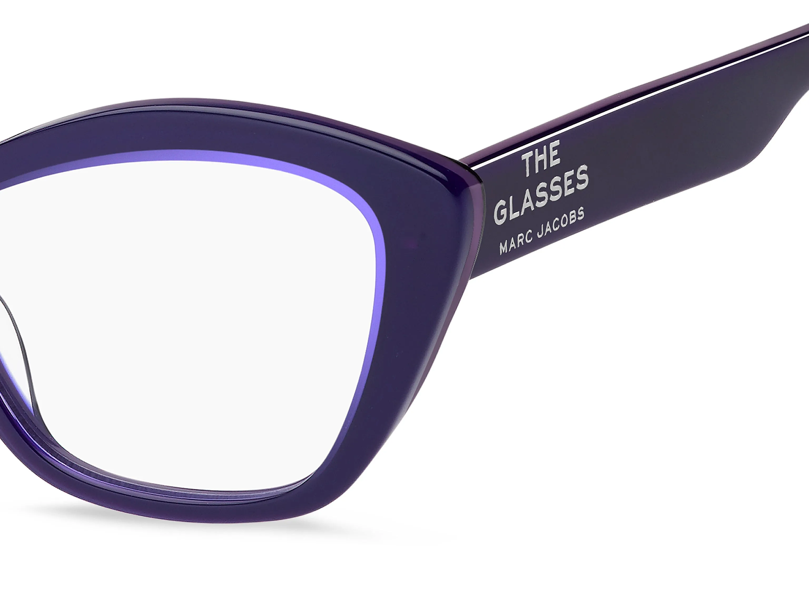 Marc Jacobs MARC 802 RY8 Montature da vista Acetato Viola Squadrata Normale - immagine 4