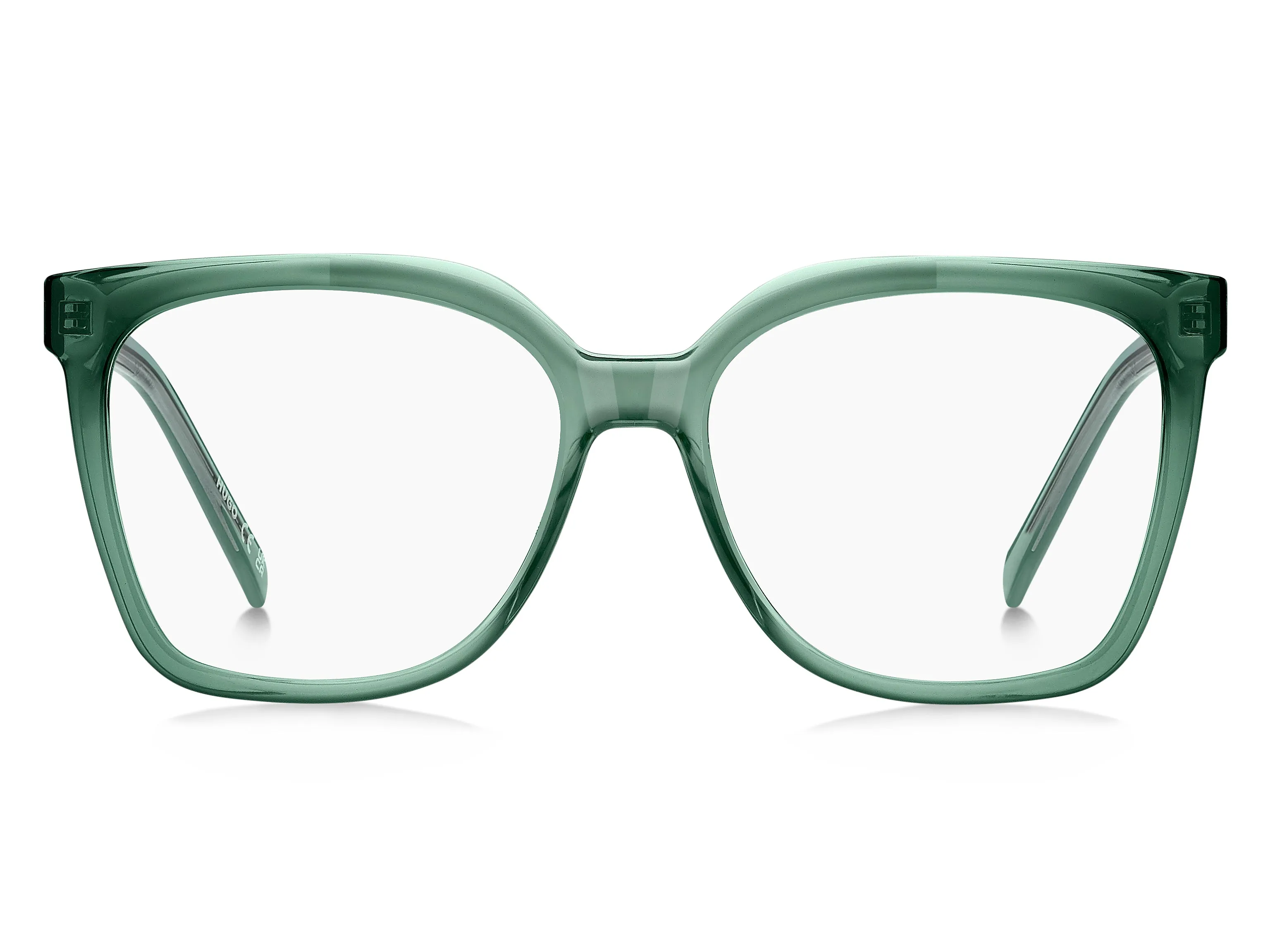 Hugo Boss HG 1363 ZI9 Montature da vista Acetato Verde Squadrata Normale - immagine 2