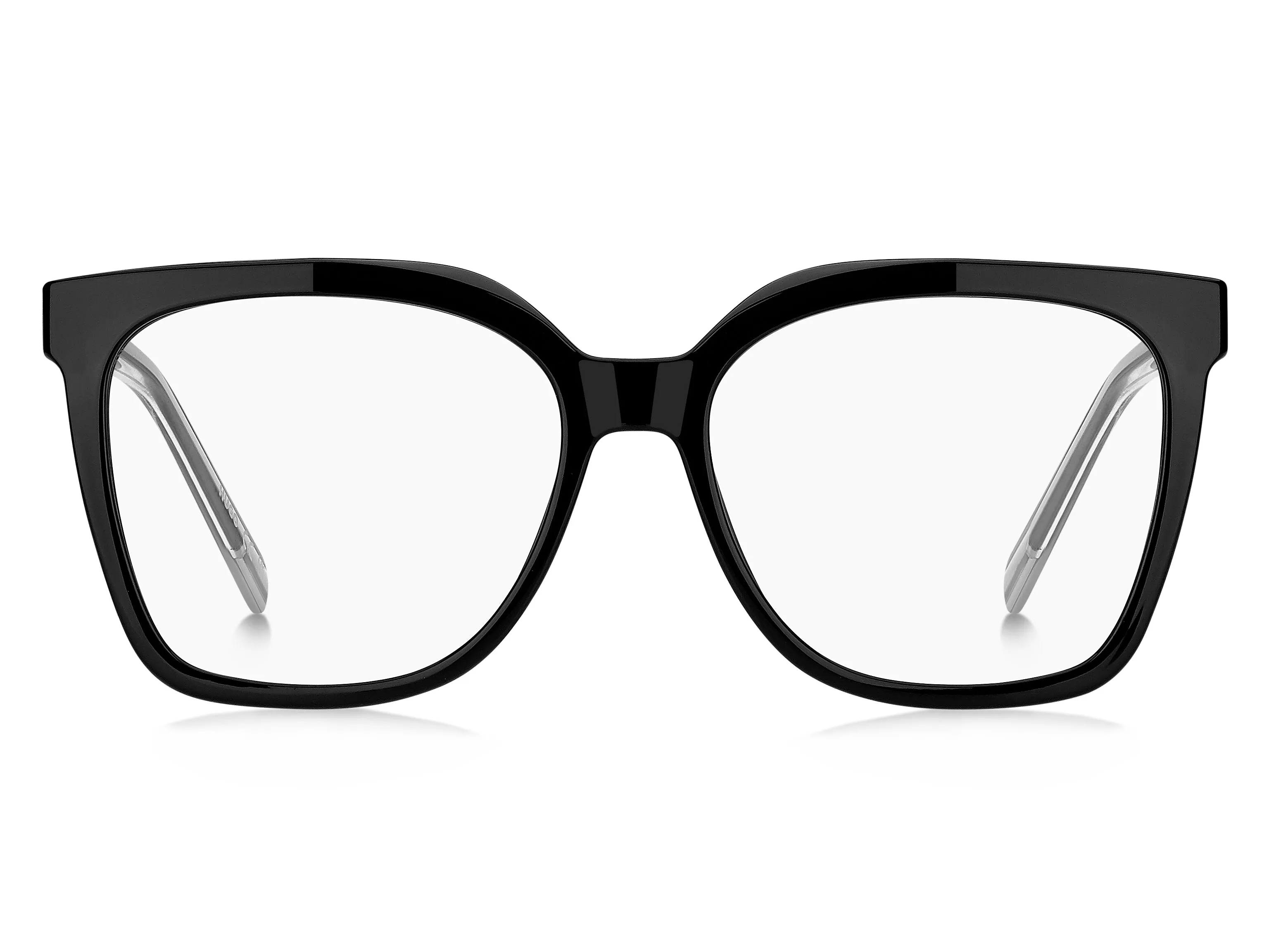 Hugo Boss HG 1363 807 Montature da vista Acetato Nero Squadrata Normale - immagine 2