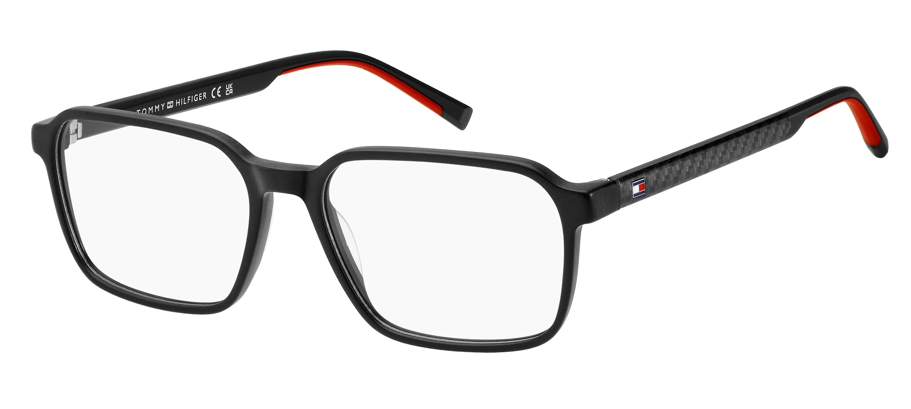 Tommy Hilfiger TH 2199 OIT Montature da vista Acetato Nero Squadrata Normale - immagine 1