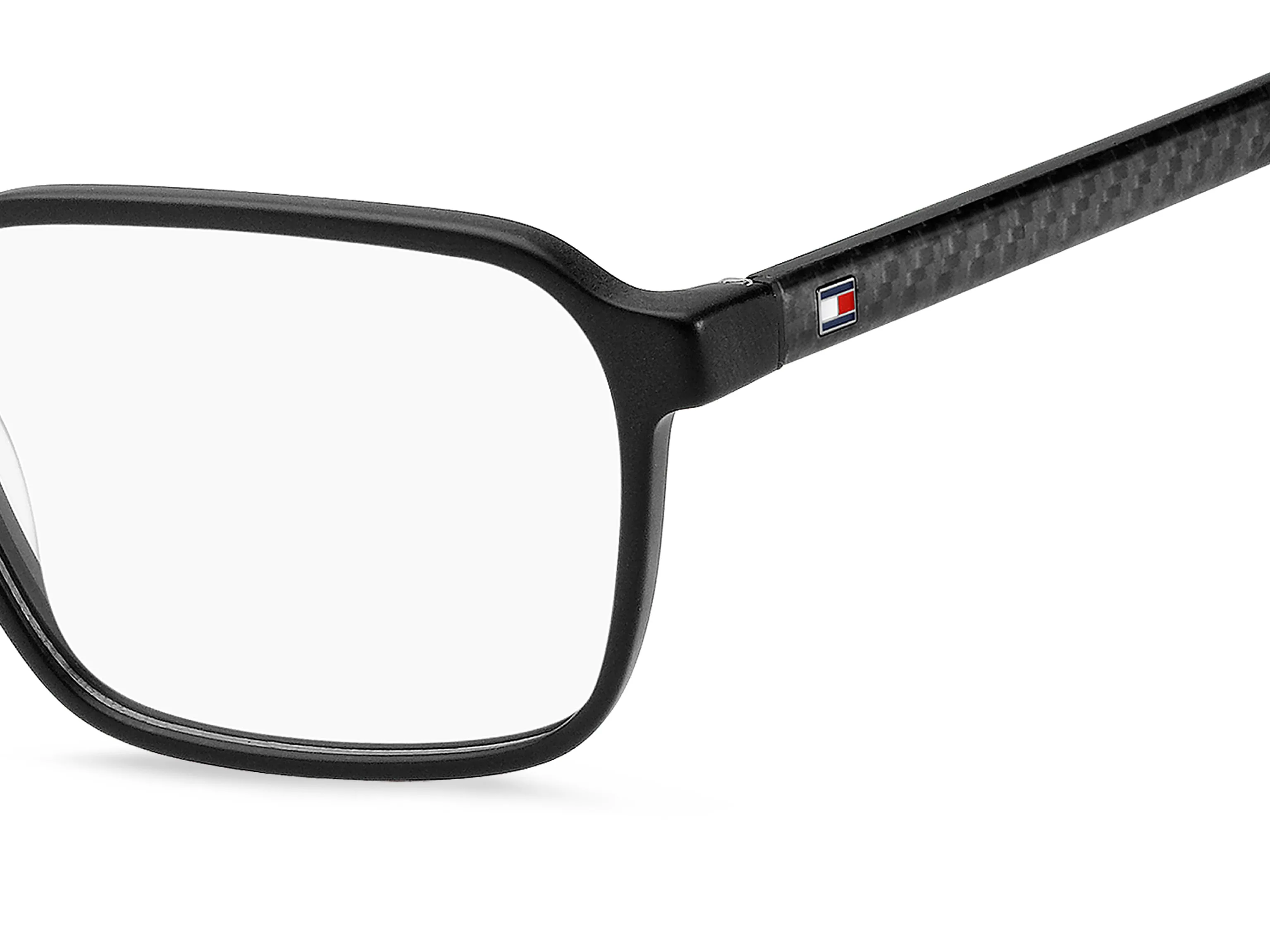Tommy Hilfiger TH 2199 OIT Montature da vista Acetato Nero Squadrata Normale - immagine 3