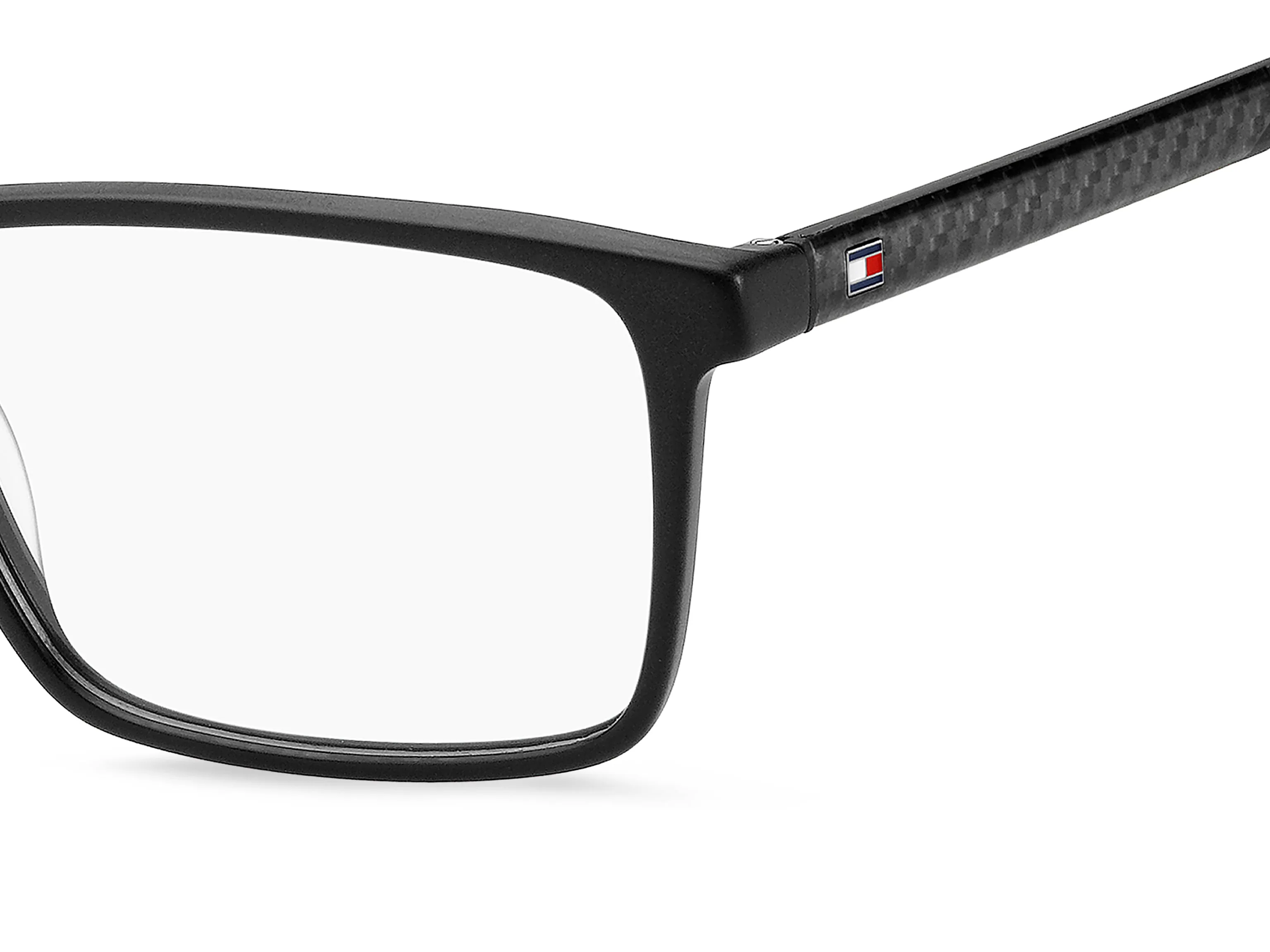 Tommy Hilfiger TH 2198 OIT Montature da vista Acetato Nero Squadrata Normale - immagine 3