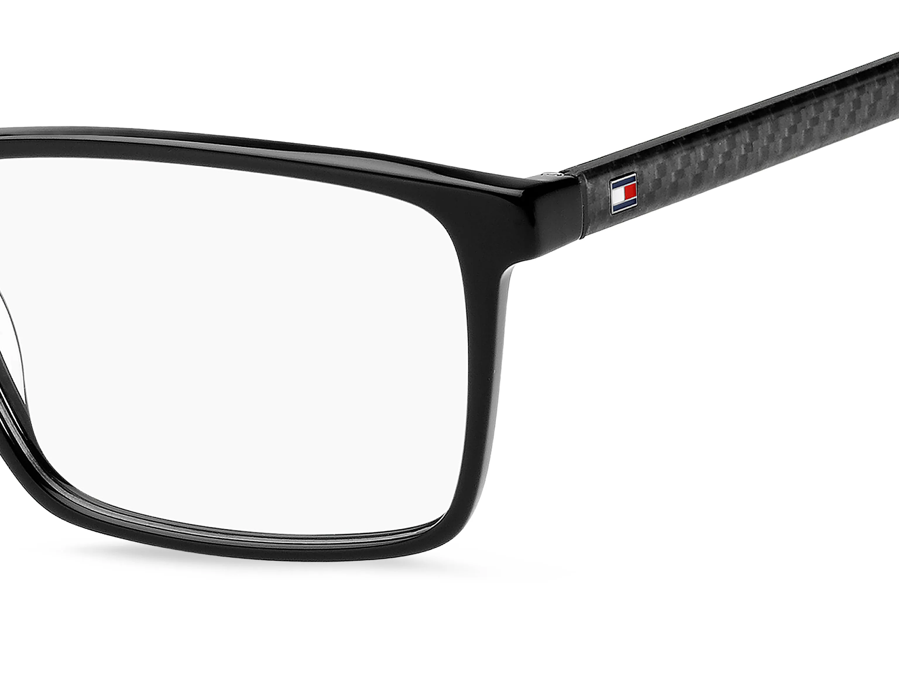 Tommy Hilfiger TH 2198 807 Montature da vista Acetato Nero Squadrata Normale - immagine 3
