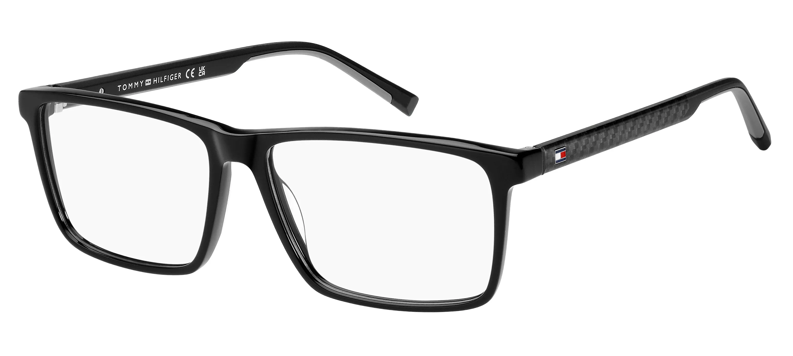 Tommy Hilfiger TH 2198 807 Montature da vista Acetato Nero Squadrata Normale - immagine 1