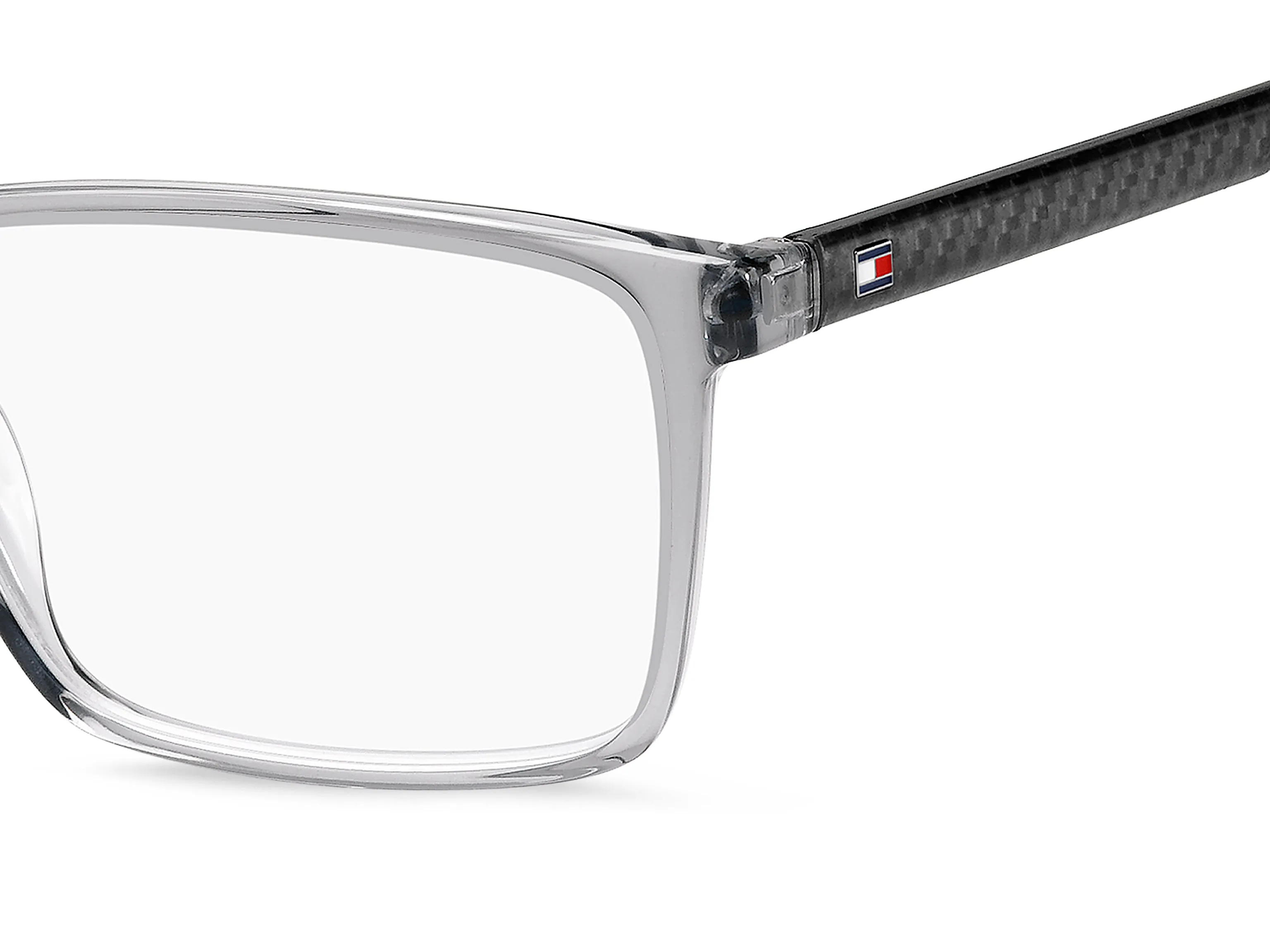 Tommy Hilfiger TH 2198 3U5 Montature da vista Acetato Grigio Squadrata Normale - immagine 3