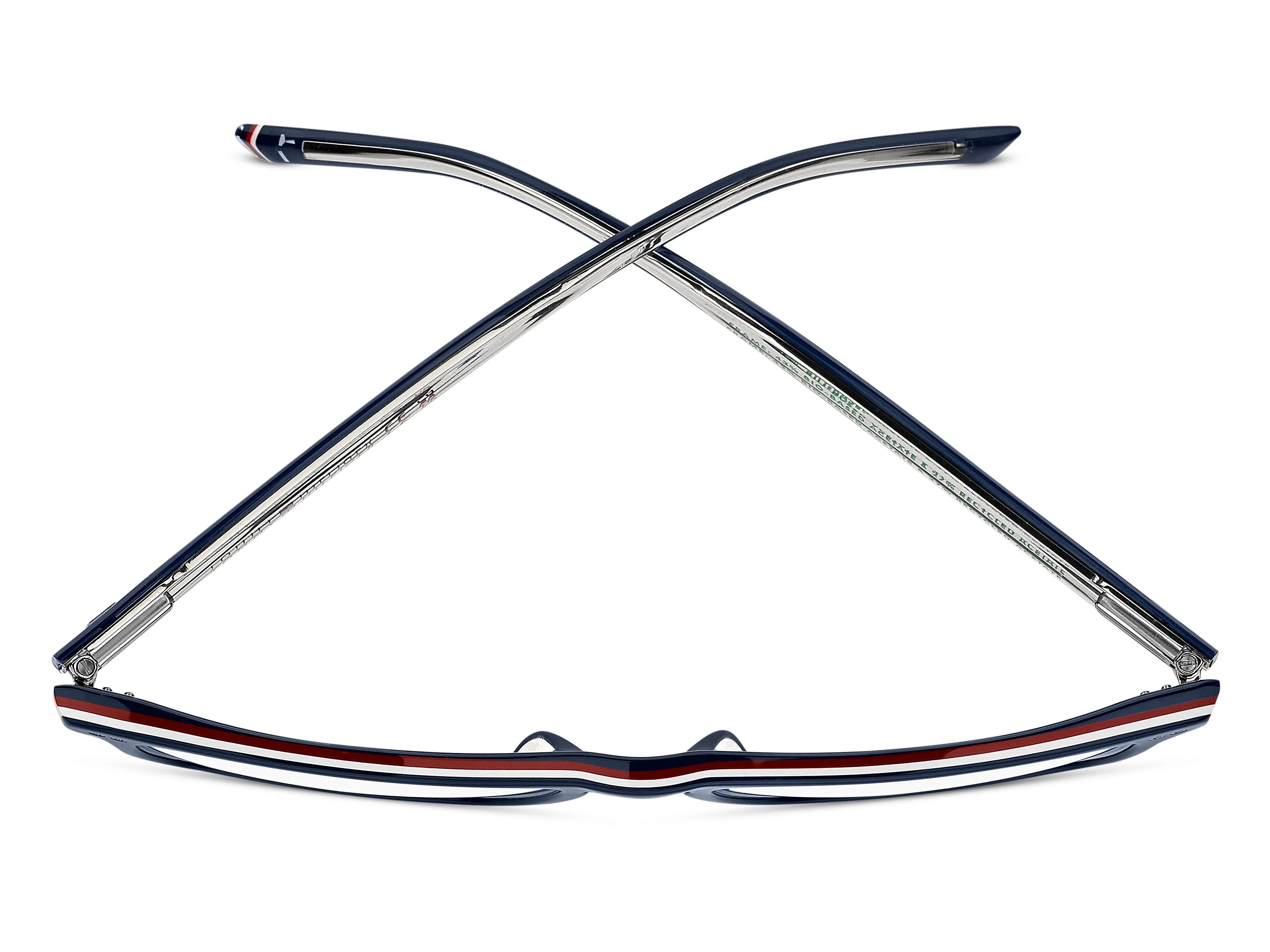 Tommy Hilfiger TH 2189 PJP Montature da vista Acetato Blu Squadrata Normale - immagine 3