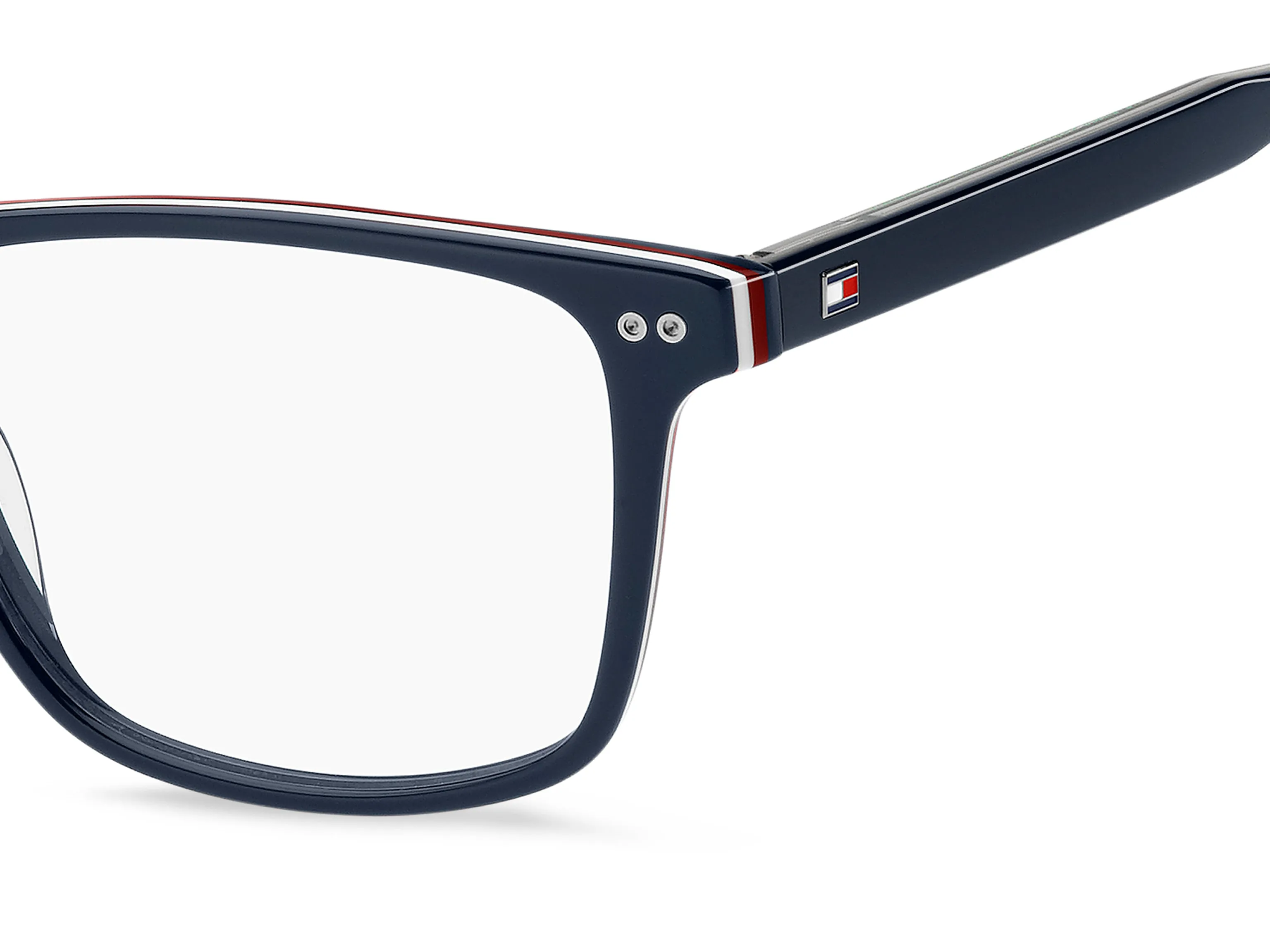 Tommy Hilfiger TH 2189 PJP Montature da vista Acetato Blu Squadrata Normale - immagine 4