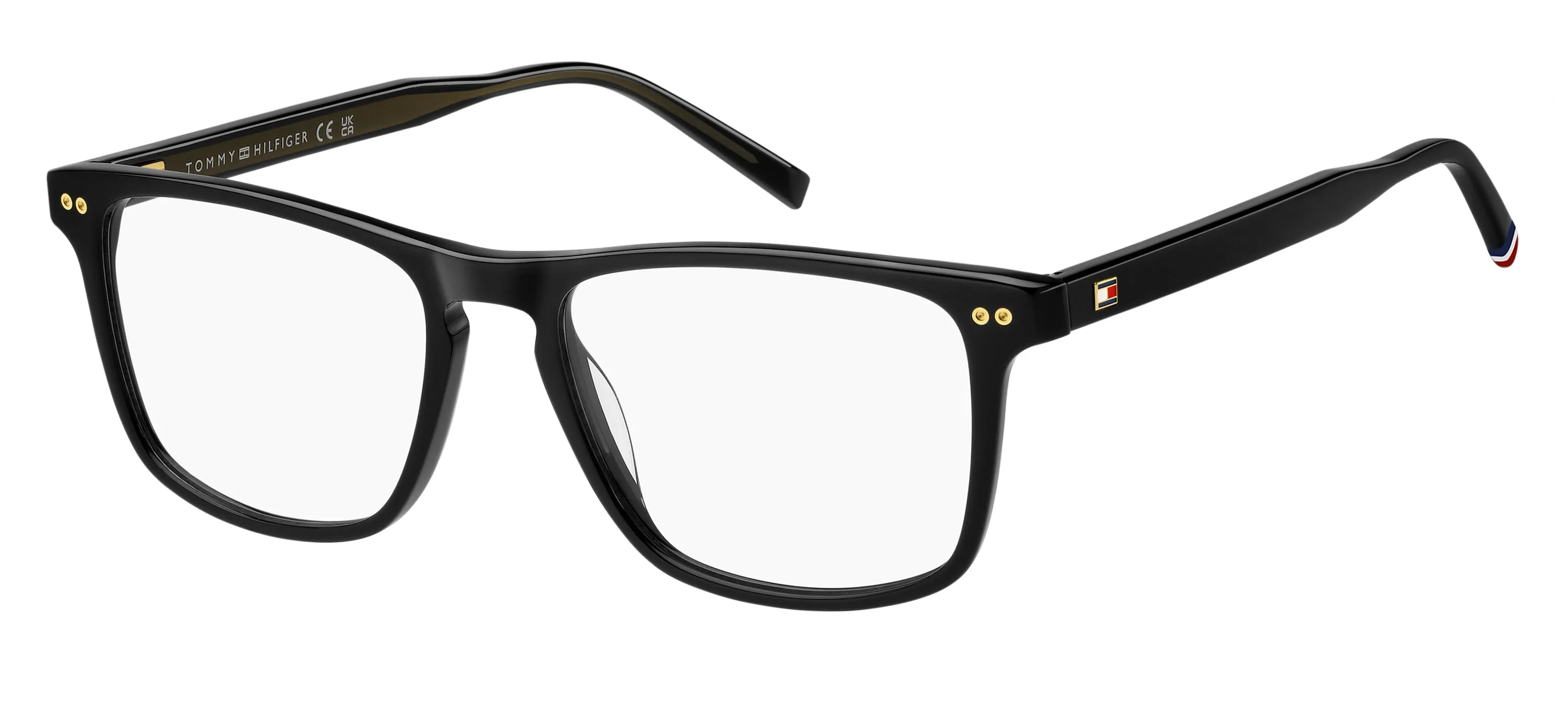 Tommy Hilfiger TH 2189 807 Montature da vista Acetato Nero Squadrata Normale - immagine 1