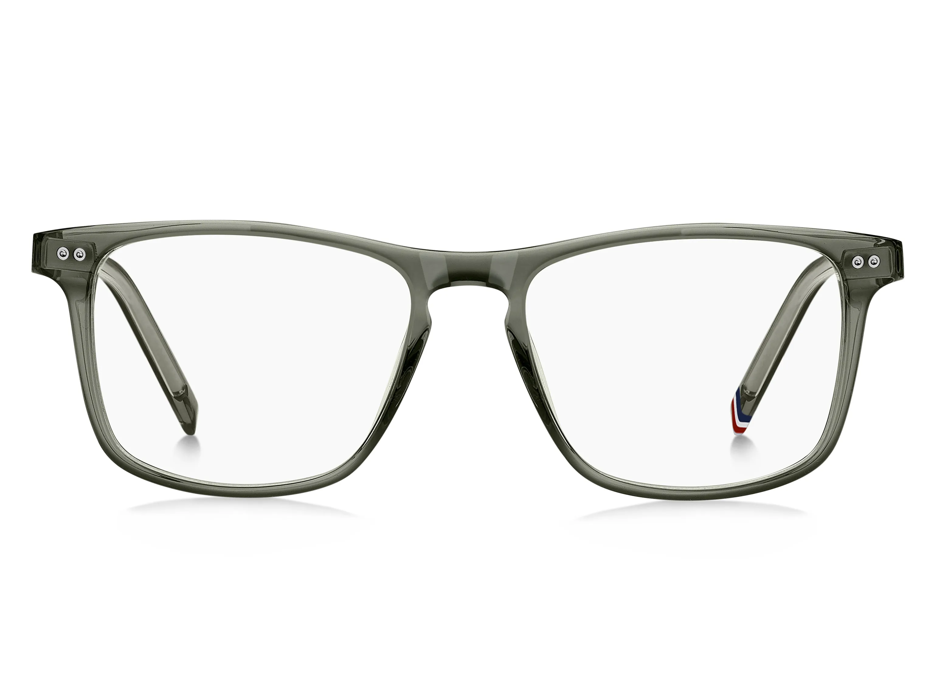 Tommy Hilfiger TH 2189 1ED Montature da vista Acetato Verde Squadrata Normale - immagine 2