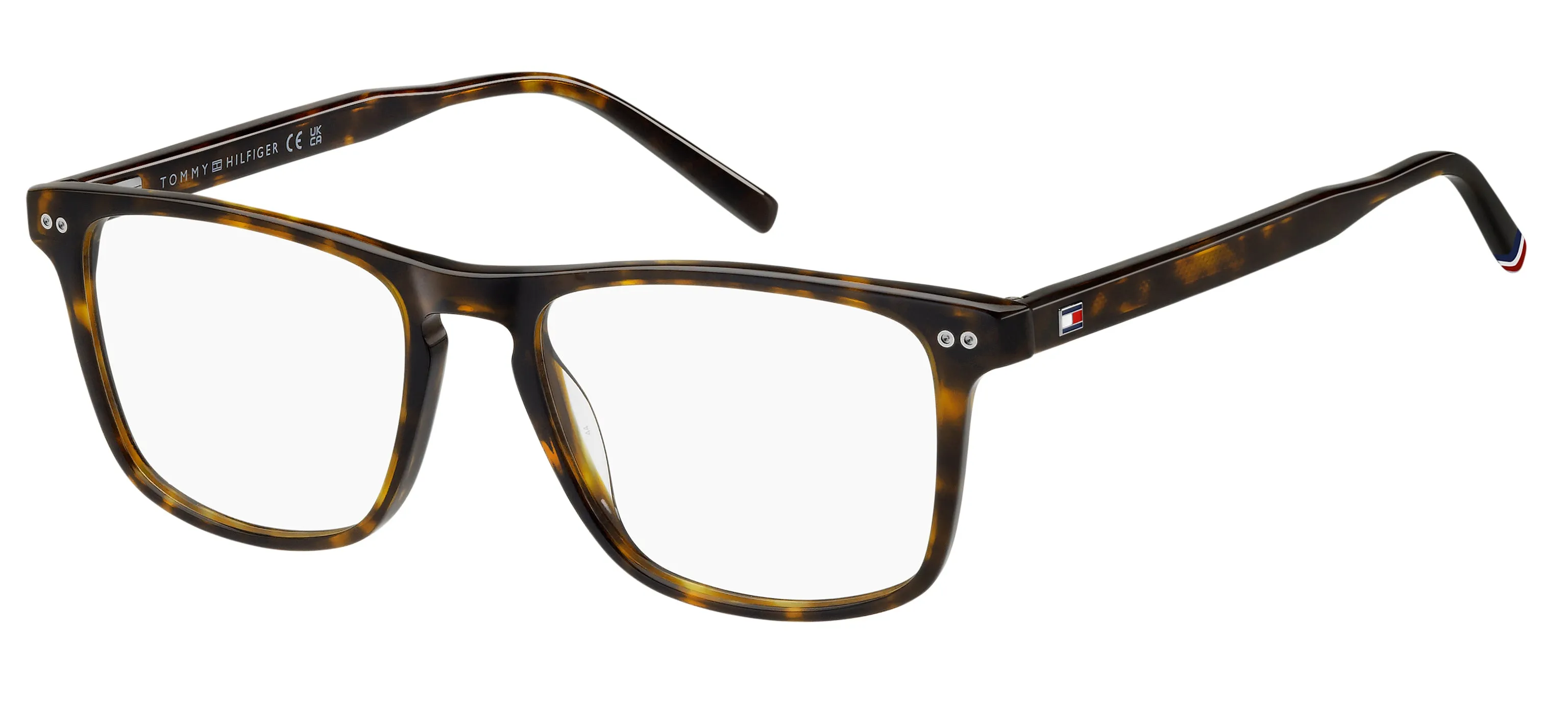 Tommy Hilfiger TH 2189 086 Montature da vista Acetato Havana Squadrata Normale - immagine 1