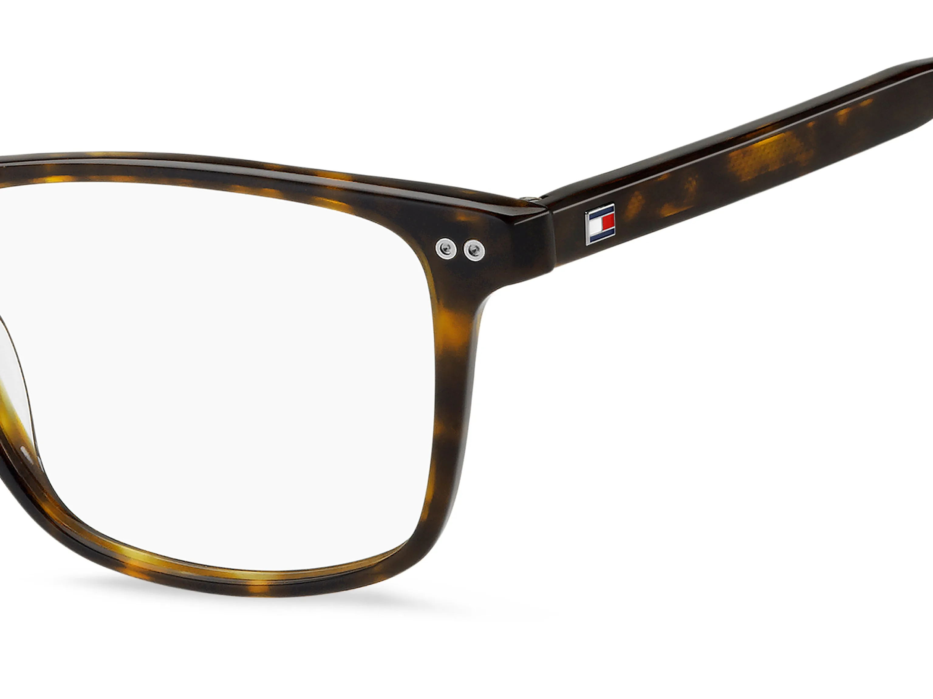 Tommy Hilfiger TH 2189 086 Montature da vista Acetato Havana Squadrata Normale - immagine 3