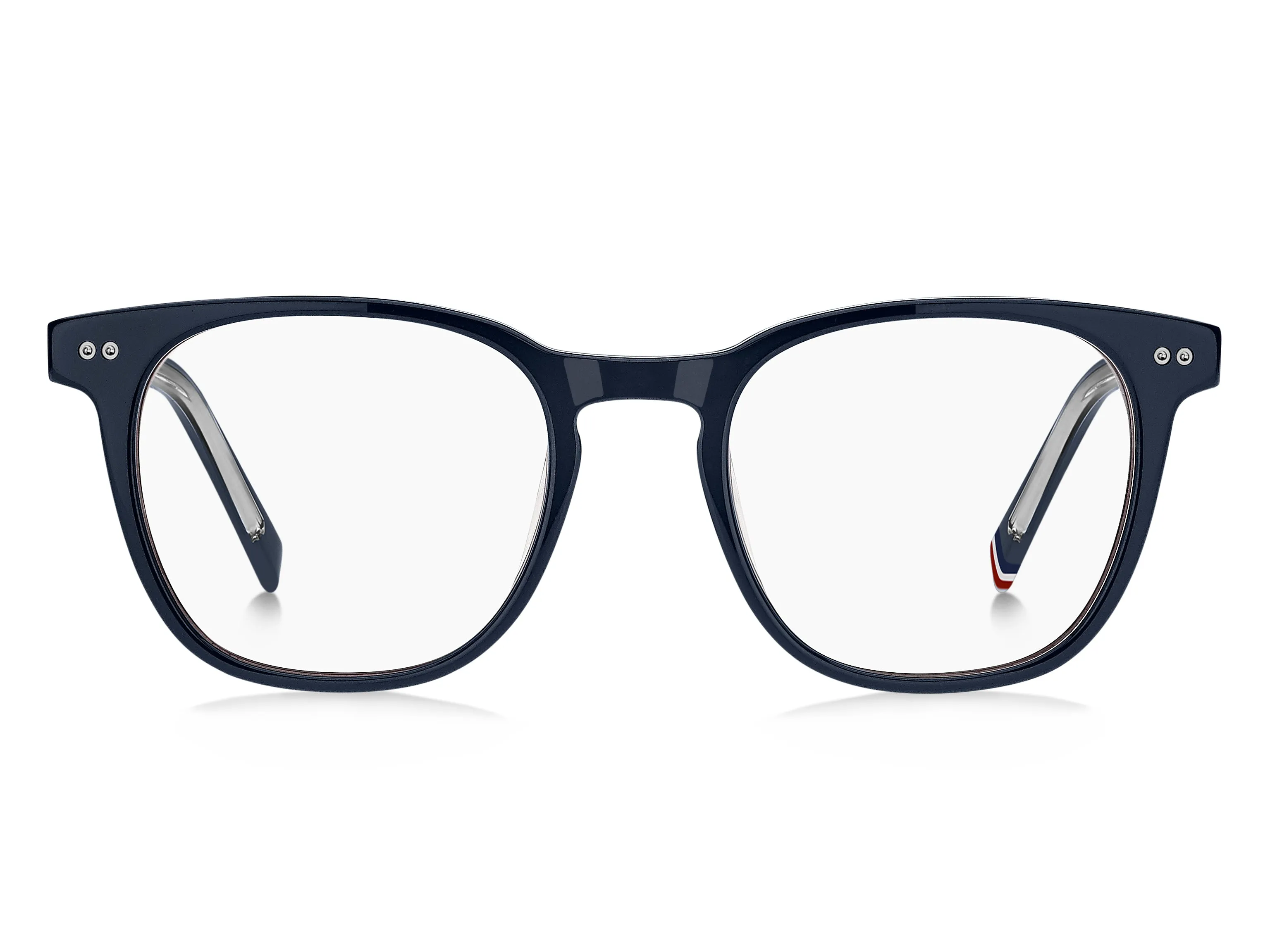 Tommy Hilfiger TH 2187 PJP Montature da vista Acetato Blu Squadrata Normale - immagine 2