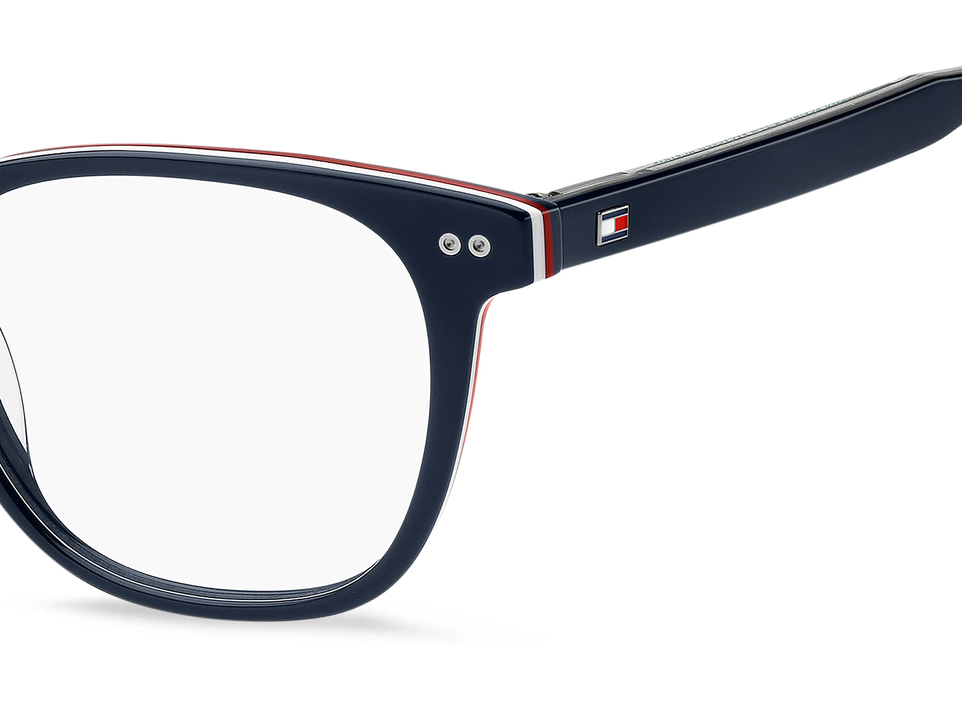 Tommy Hilfiger TH 2187 PJP Montature da vista Acetato Blu Squadrata Normale - immagine 4