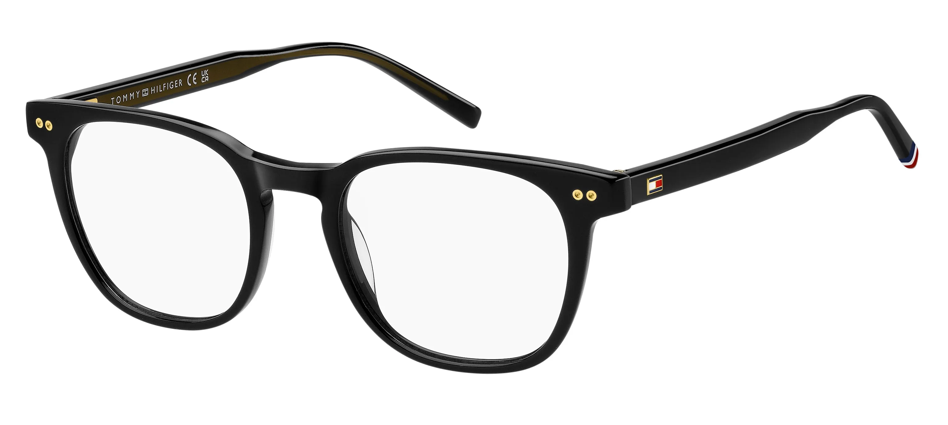 Tommy Hilfiger TH 2187 807 Montature da vista Acetato Nero Squadrata Normale - immagine 1