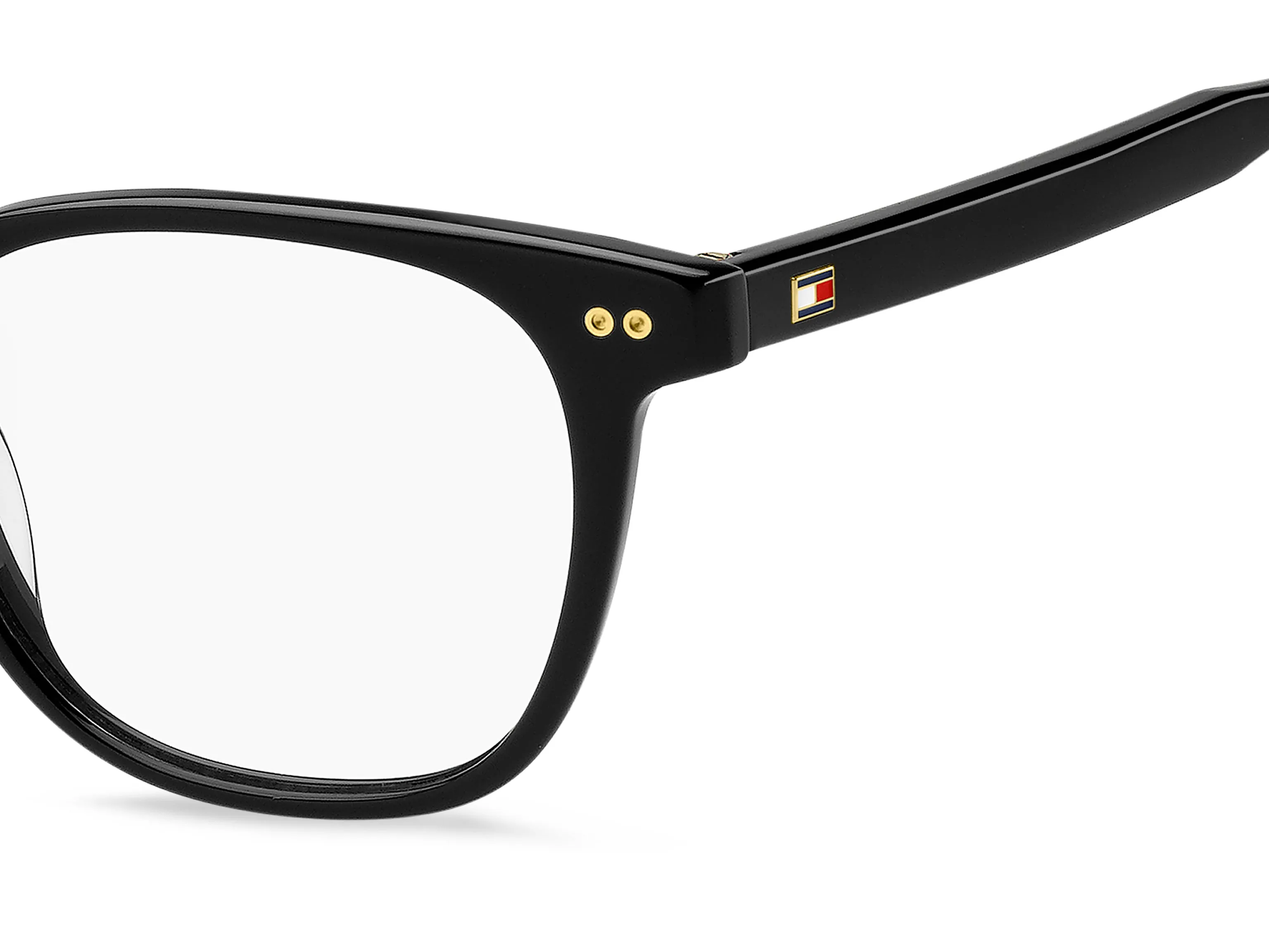Tommy Hilfiger TH 2187 807 Montature da vista Acetato Nero Squadrata Normale - immagine 3