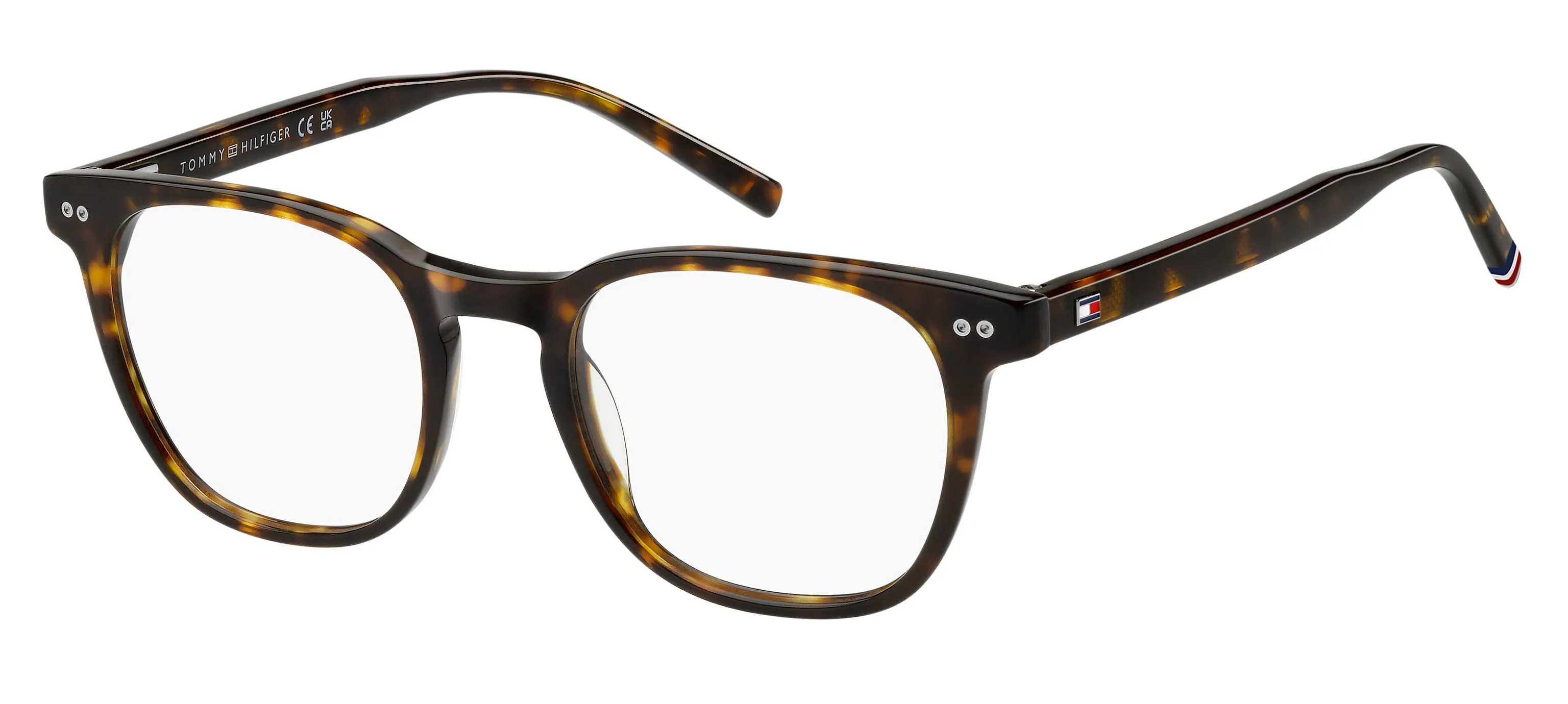 Tommy Hilfiger TH 2187 086 Montature da vista Acetato Havana Squadrata Normale - immagine 1
