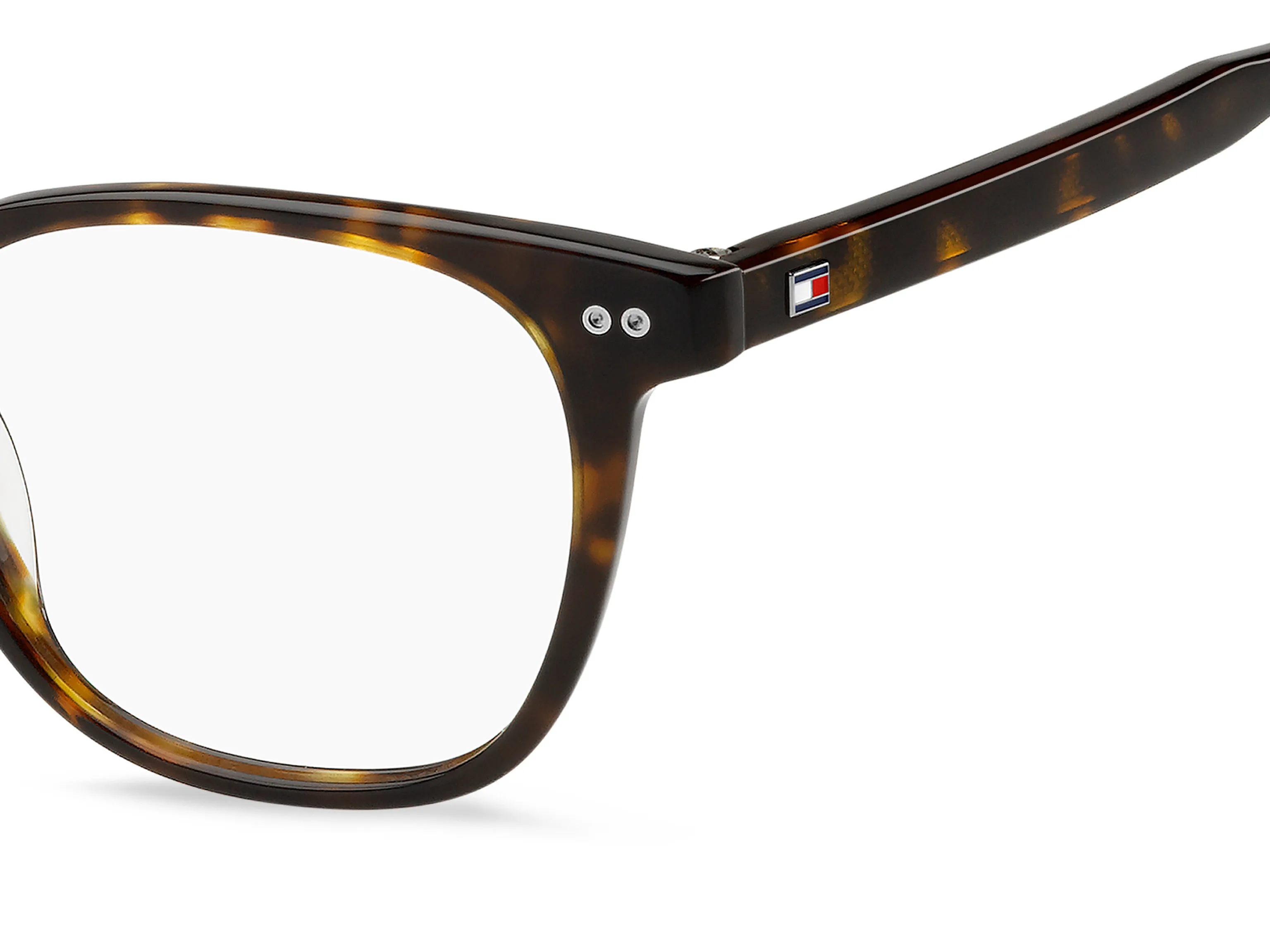 Tommy Hilfiger TH 2187 086 Montature da vista Acetato Havana Squadrata Normale - immagine 3
