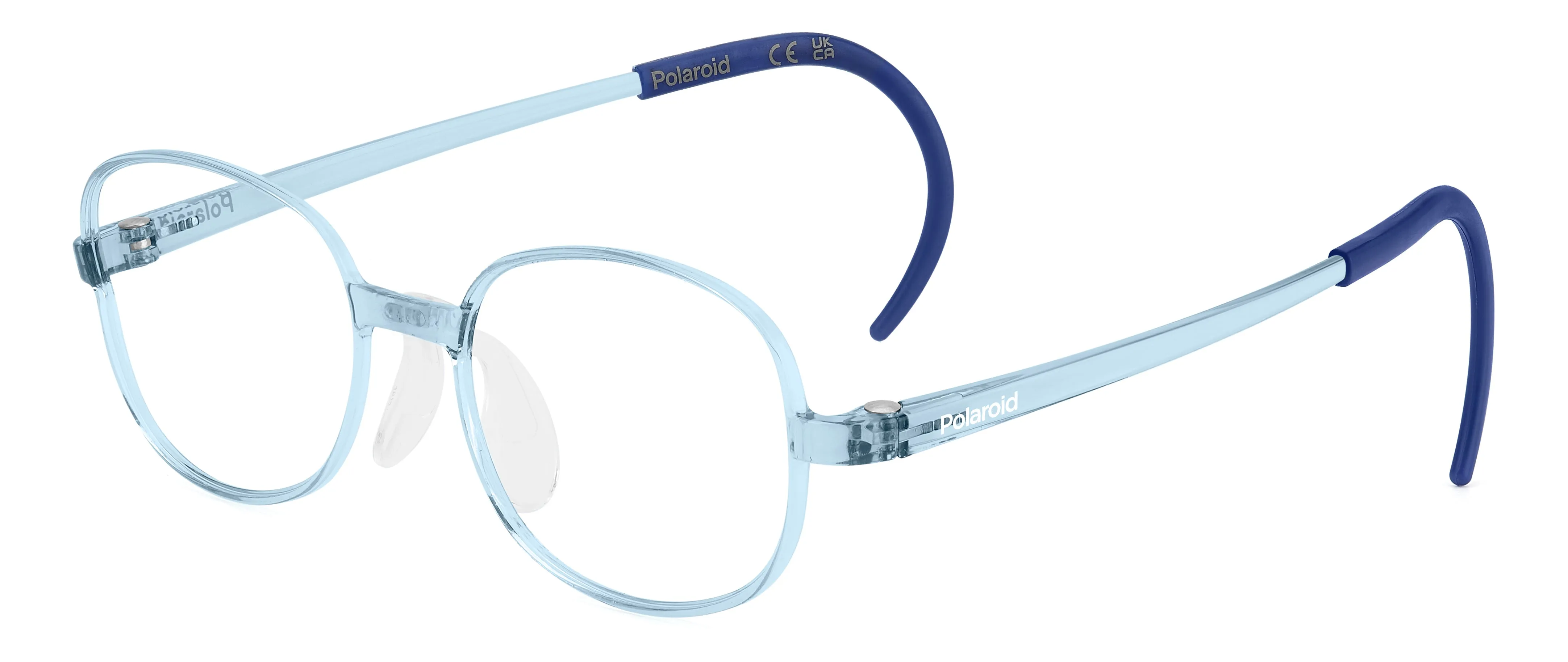 Polaroid PLD D843 MVU Montature da vista bambino Polyamide Azzurro Squadrata Normale - immagine 1