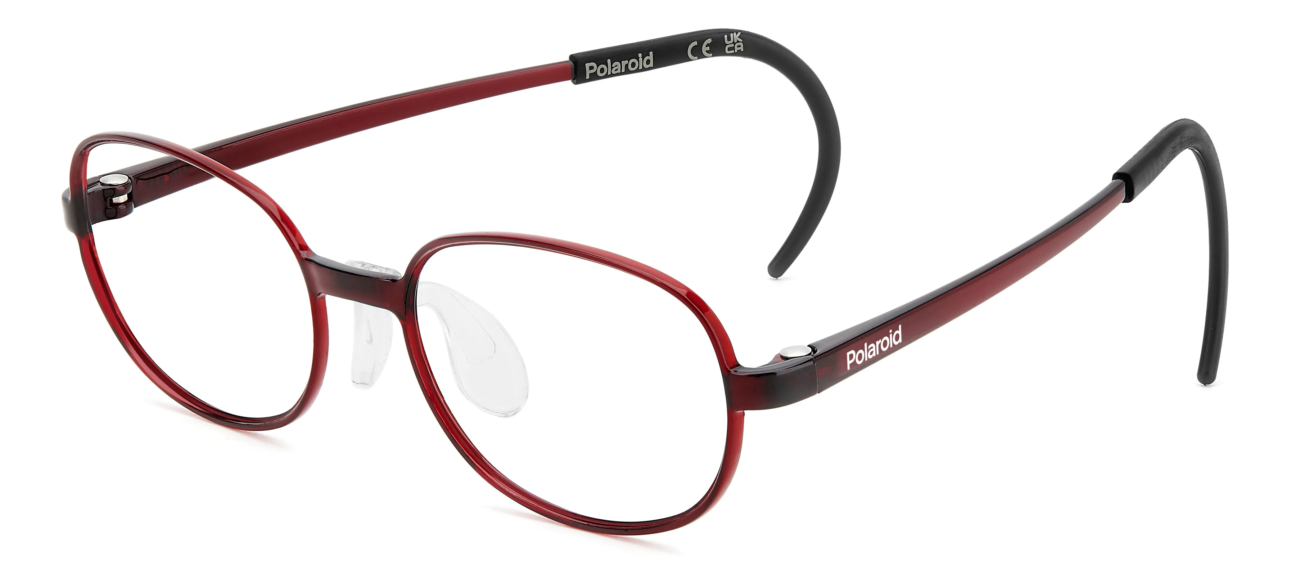 Polaroid PLD D843 C9A Montature da vista bambino Polyamide Rosso Squadrata Normale - immagine 1